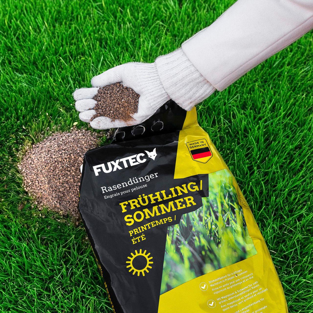 Abono para césped FUXTEC primavera/verano FX-RDFS 10 kg para 500 m2 - Image 2