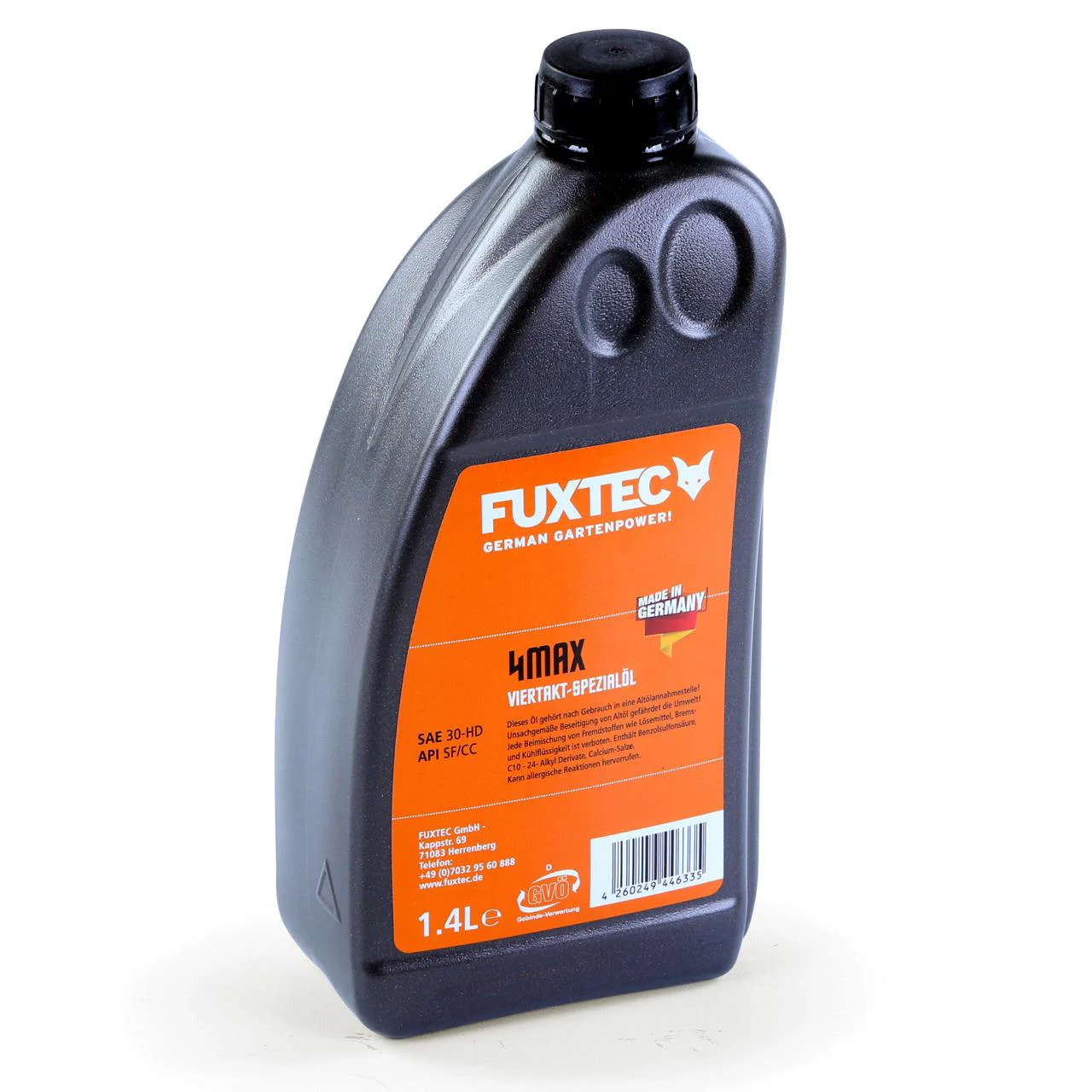 Aceite de motor de 4 tiempos 1,4 L - FUXTEC SAE 30 - para desbrozadora, cortadora de césped - Image 2