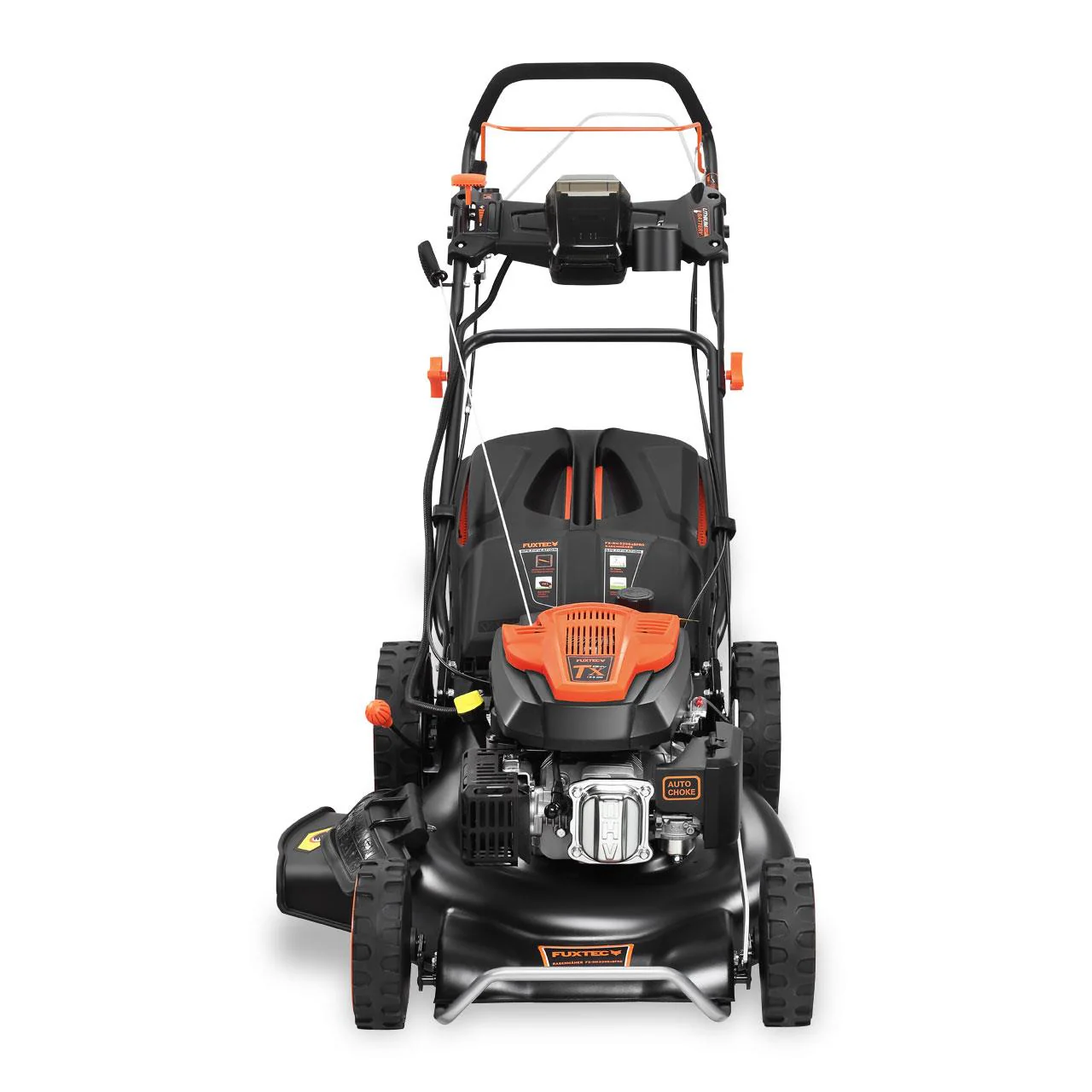 B-WARE Cortacésped de gasolina con arranque eléctrico E-Start y velocidad de tracción ajustable FUXTEC FX-RM5396esPRO. - Image 5