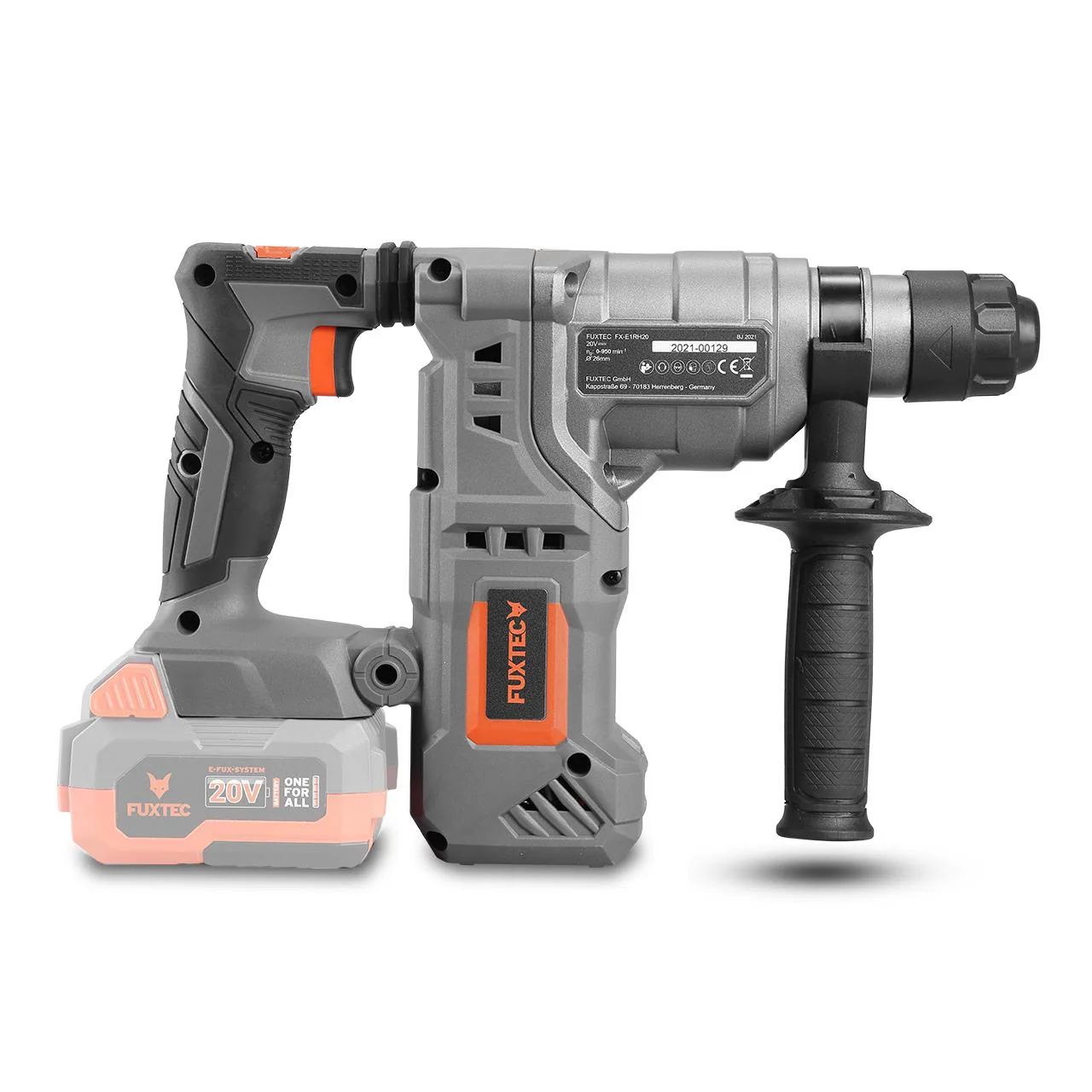 B-WARE Martillo perforador sin cable FUXTEC 20V FX-E1RH20 sin batería, sin cargador - Image 2