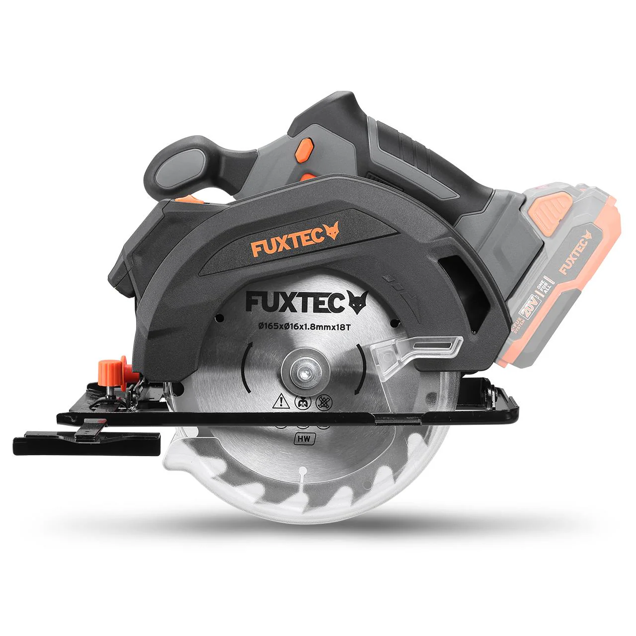 B-WARE Sierra circular manual a batería FUXTEC 20V FX-E1CS20 sin batería, sin cargador