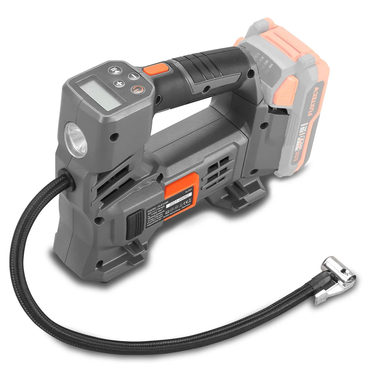 B-WARE FUXTEC 20V Compresor de batería FX-E1CI20 sin batería, sin cargador - Image 4