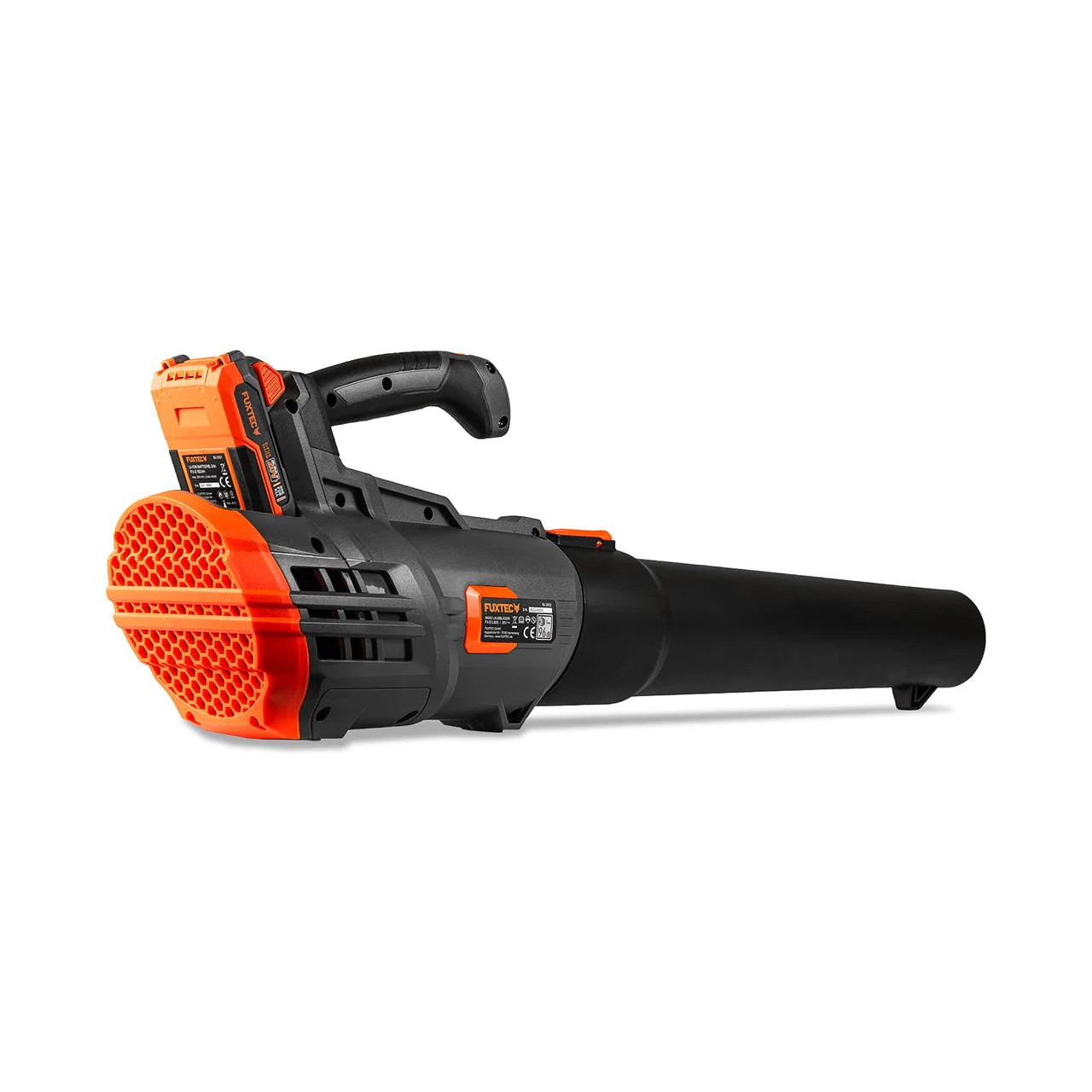 B-WARE FUXTEC 20V Batería Soplador de Hojas FX-E1LB20 SET 3 con 1 x Batería 4Ah, 1 x Cargador 1A - Image 2