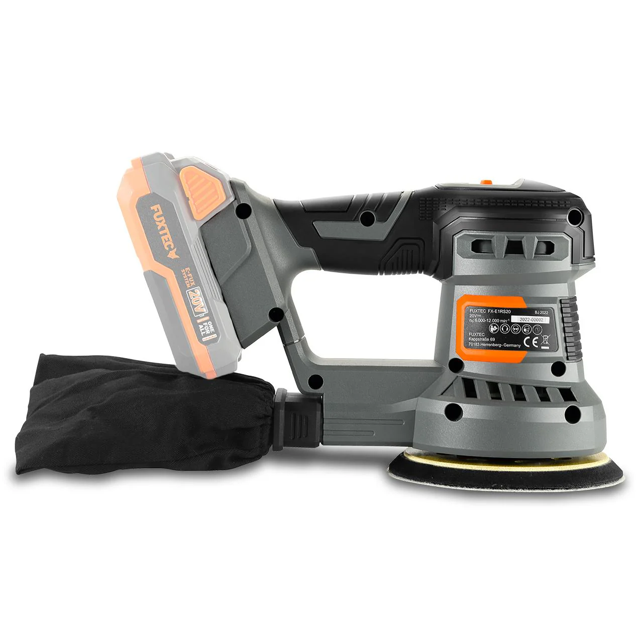 B-WARE FUXTEC 20V FX-E1RS20: Lijadora orbital rotativa sin cable (sin batería ni cargador) - Image 4