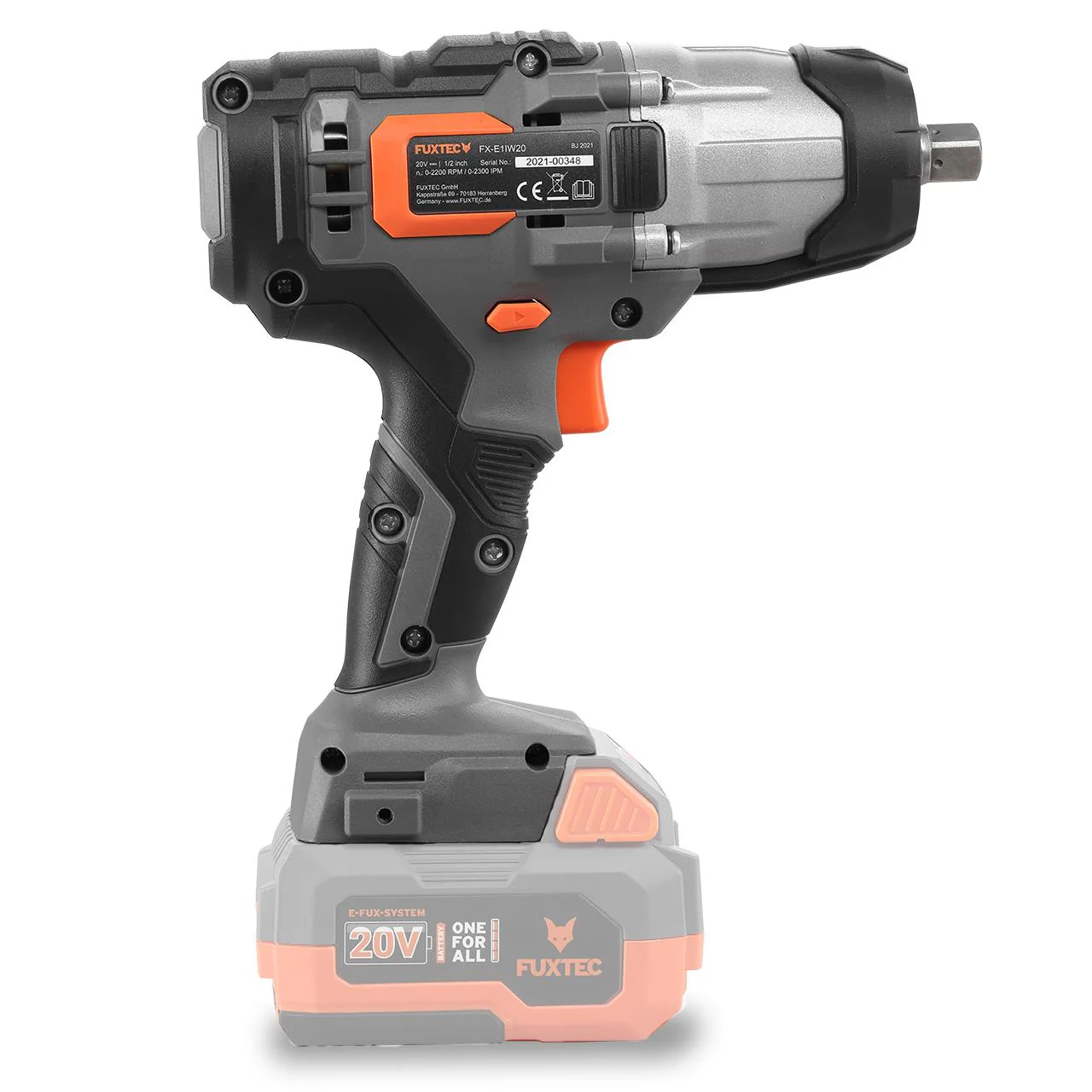 B-WARE FUXTEC 20V Llave de Impacto a Batería FX-E1IW20 sin batería, sin cargador - Image 3