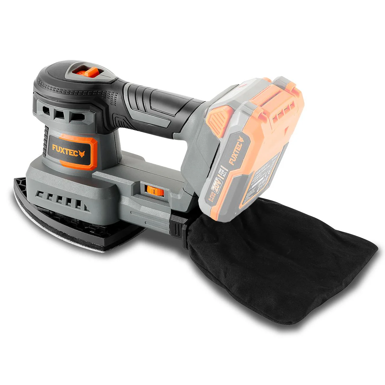 B-WARE Lijadora orbital sin cable FUXTEC 20V FX-E1MS20 - (batería y cargador no incluidos) - Image 2