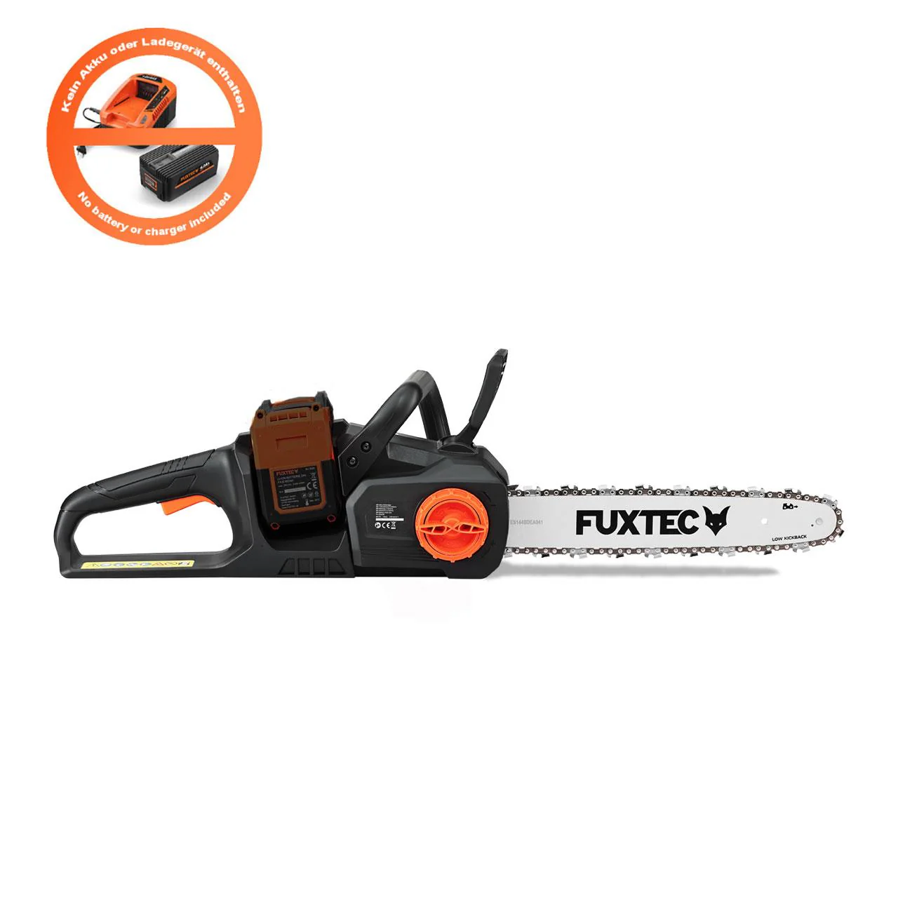 B-WARE Motosierra a batería sin cable 2x20V FUXTEC FX-E2KS sin batería ni cargador