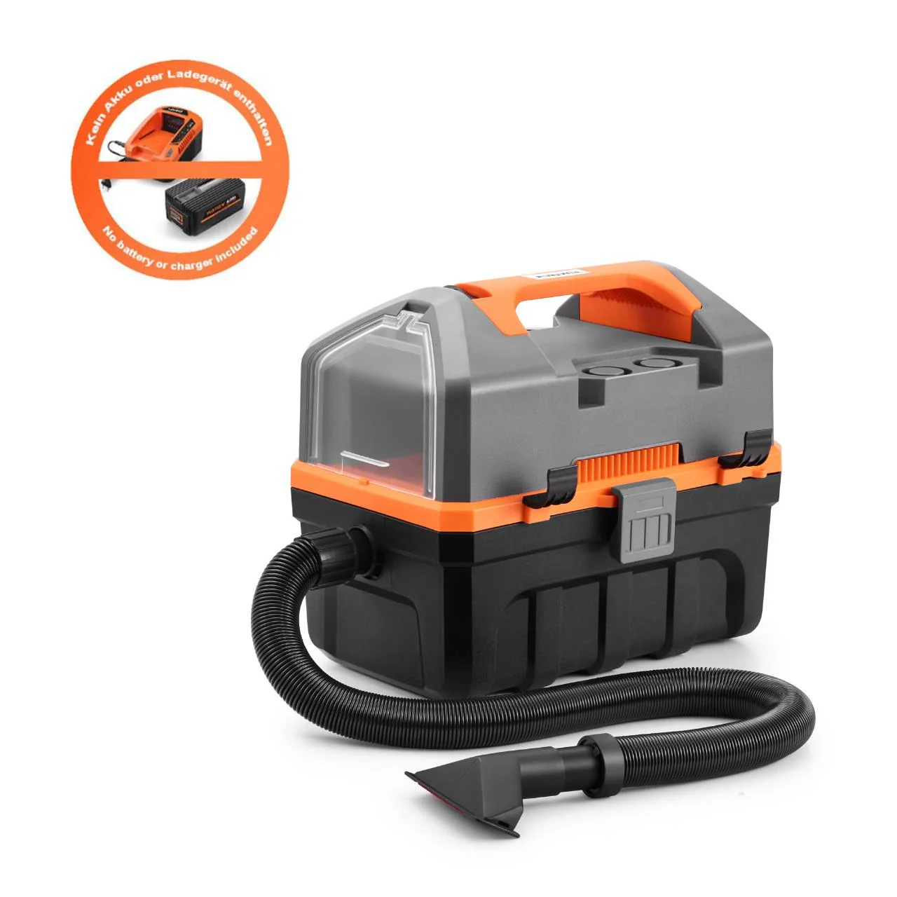 B-WARE FUXTEC aspirador en seco y húmedo sin batería, sin cargador FX-E1VC20