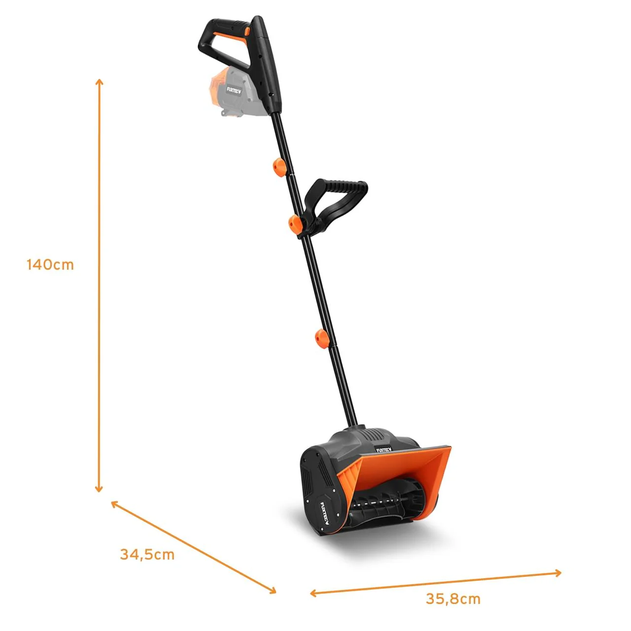 B-WARE FUXTEC soplador de nieve sin cable FX-E1SCH20, sin batería, sin cargador - Image 11