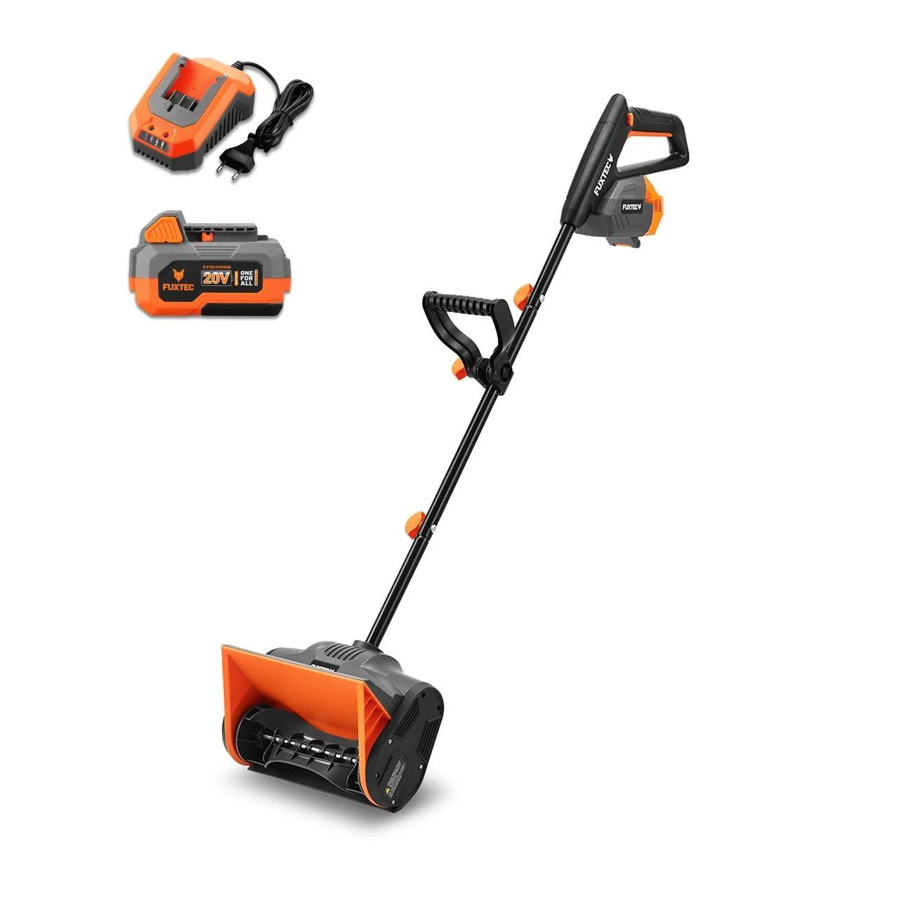 B-WARE FUXTEC soplador de nieve sin cable FX-E1SCH20SET incl. batería y cargador