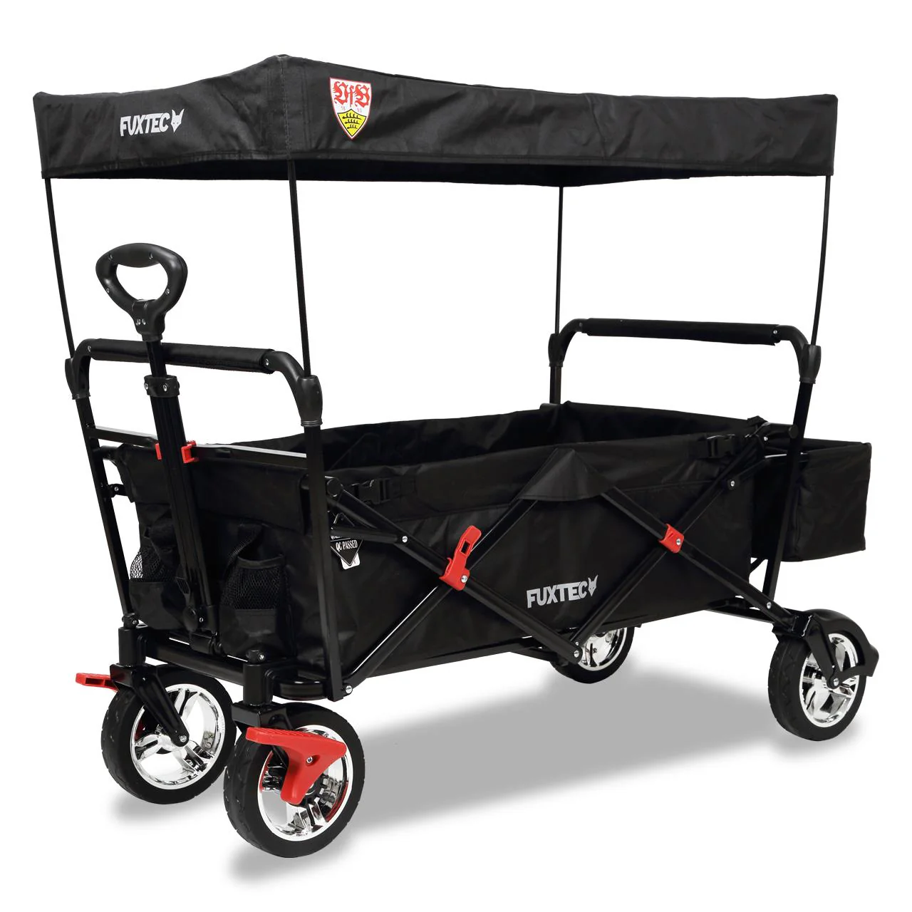 B-WARE FUXTEC handcart FX-CT500 edición VfB Stuttgart con techo solar - Image 2