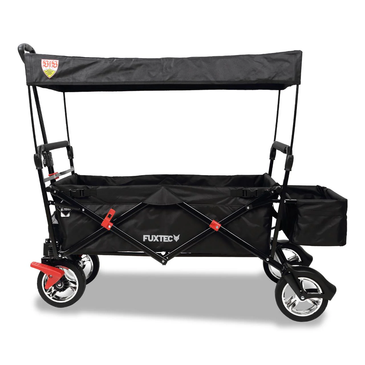 B-WARE FUXTEC handcart FX-CT500 edición VfB Stuttgart con techo solar - Image 3