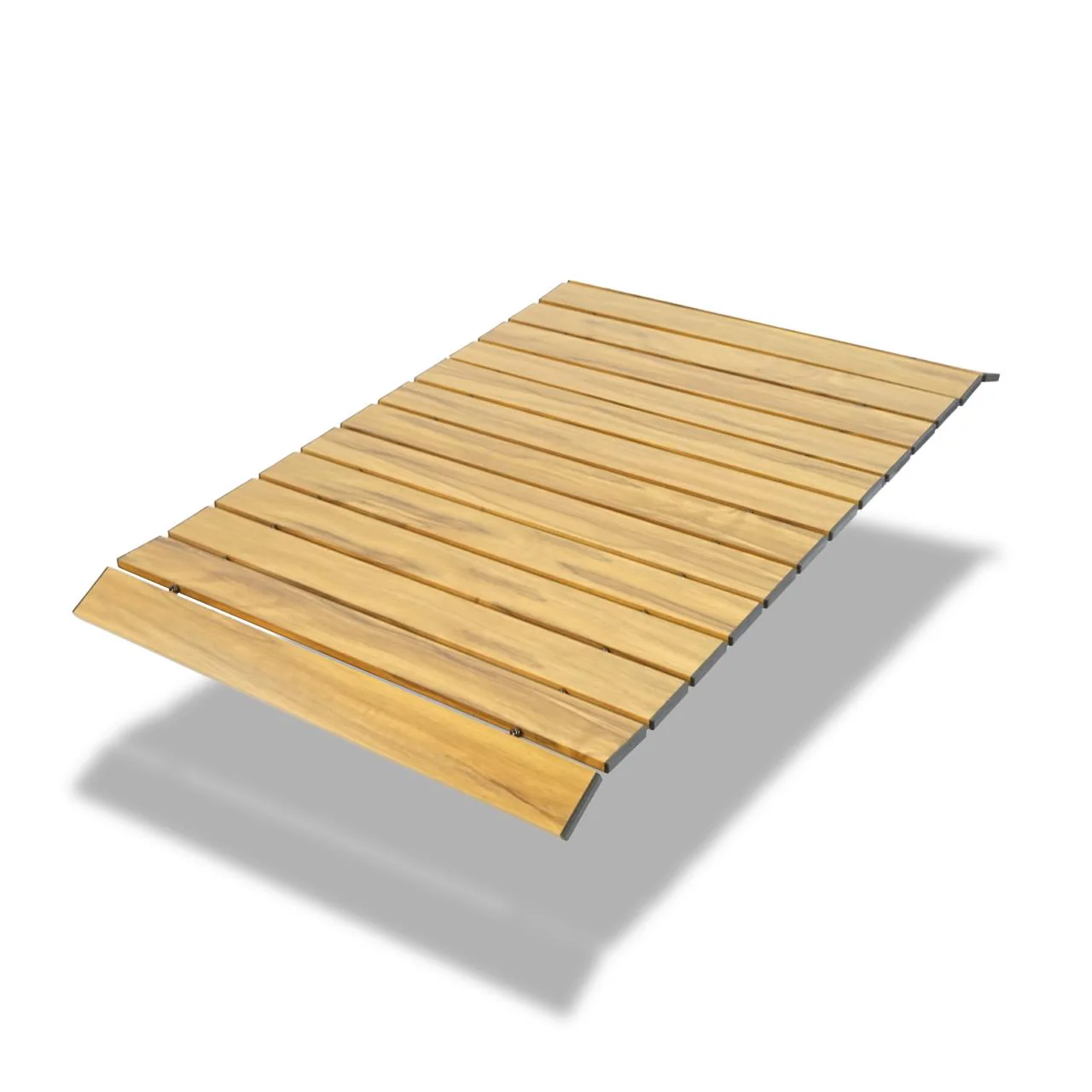 B-WARE Mesa móvil de aluminio Carro de madera CTXL-900