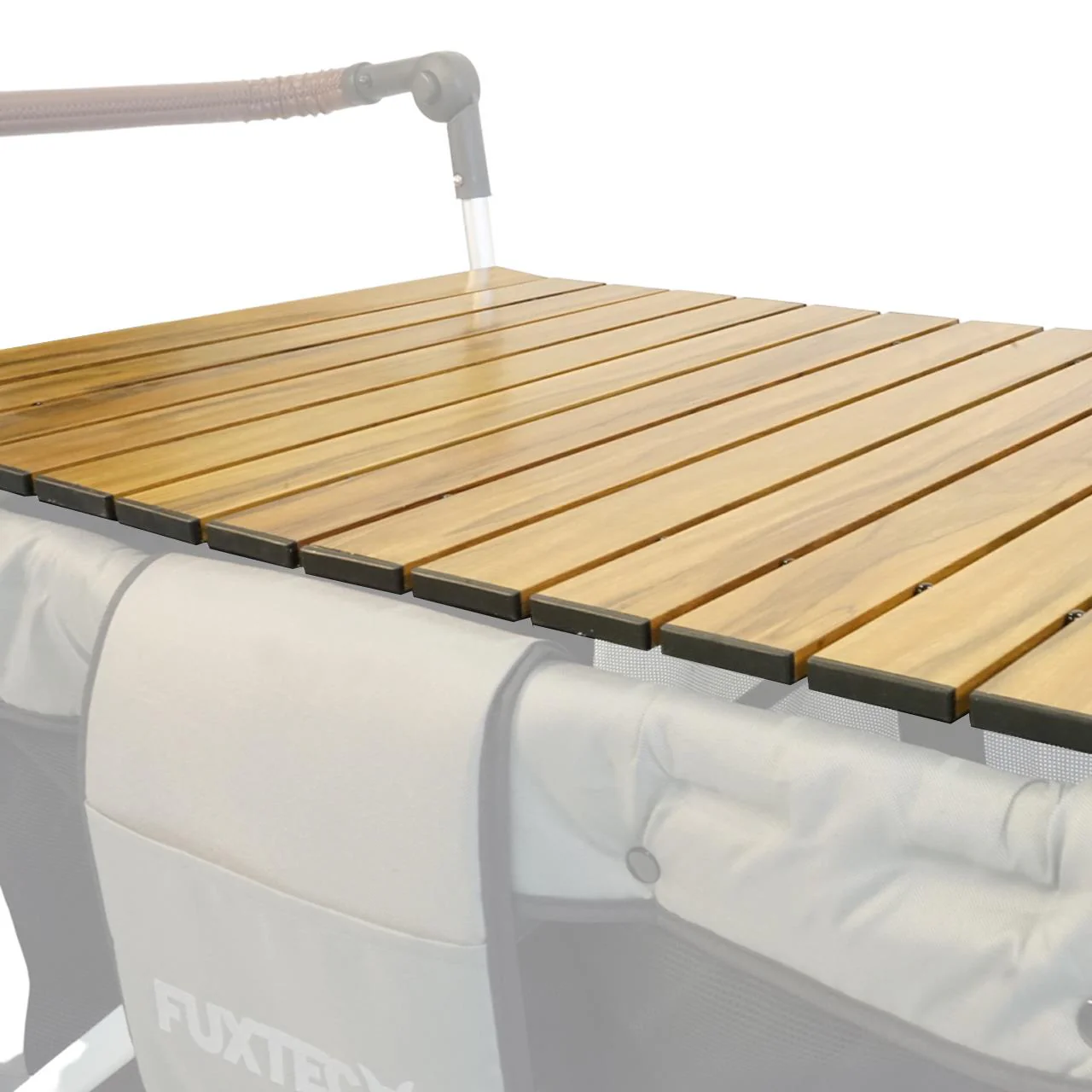 B-WARE Mesa móvil de aluminio Carro de madera CTXL-900 - Image 4