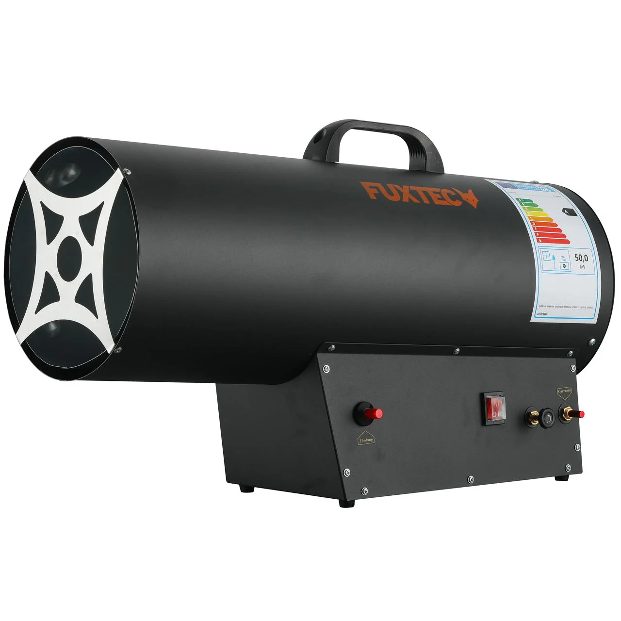 Calentador de gas FUXTEC GH51 con 50 kW de potencia calorífica - Image 2