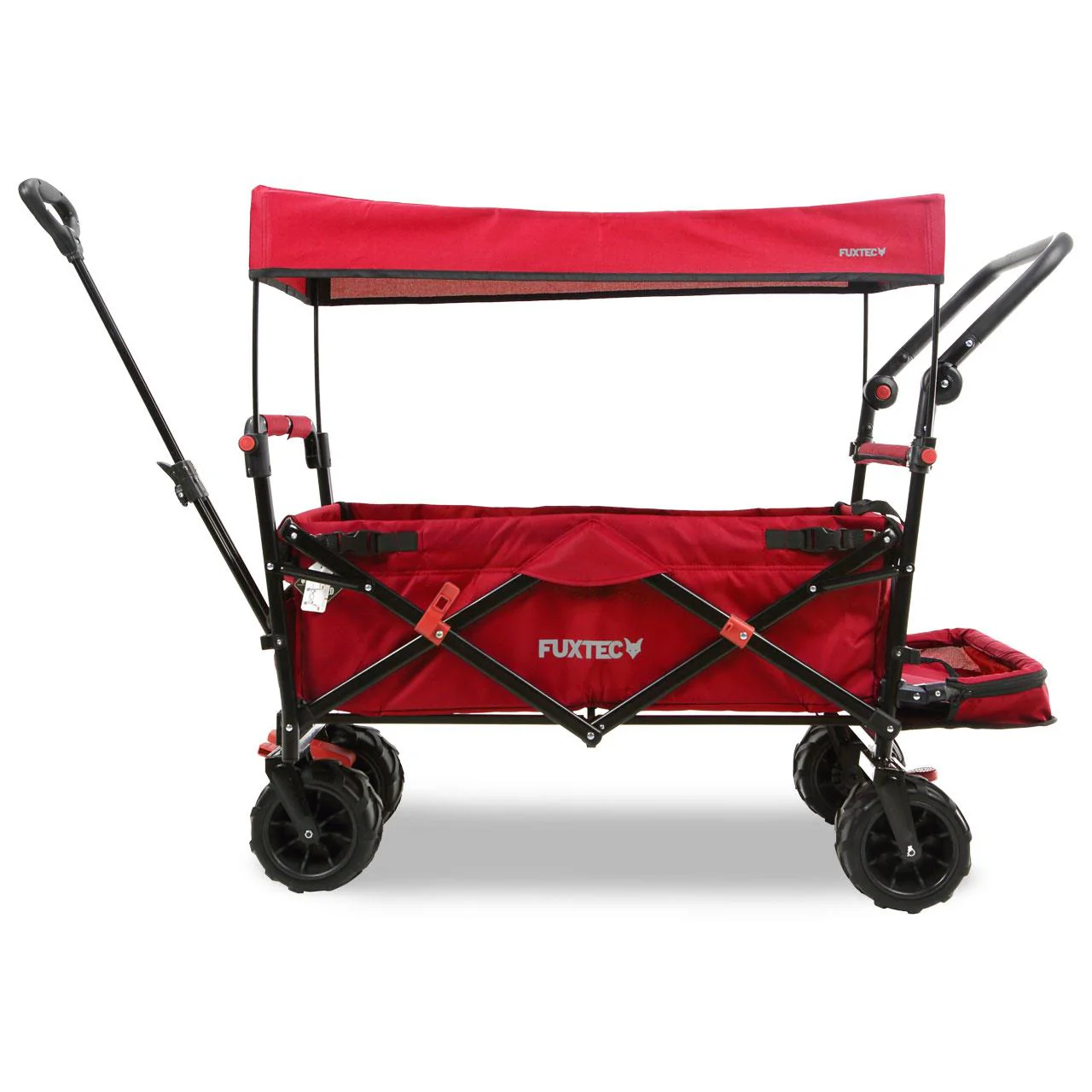 Carrito de playa plegable FX-CTB800 FUXTEC con toldo protector UV, mango empuje y extensión internar cap. de carga 75kg - Grundartikel - Image 13