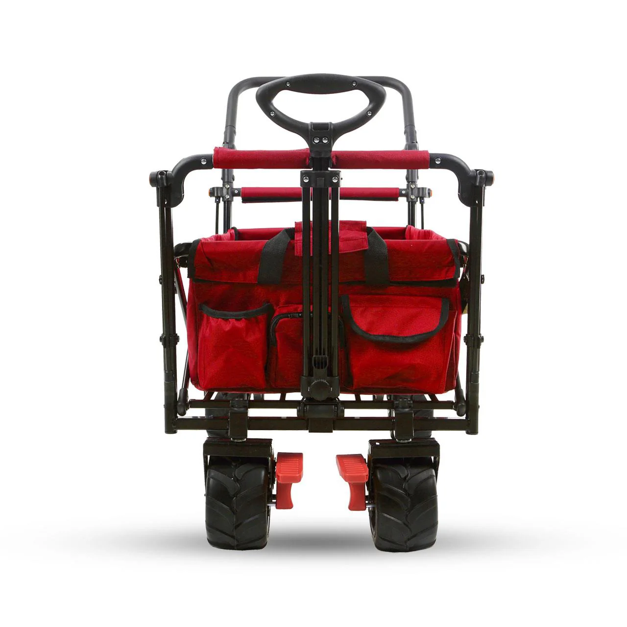 Carrito de playa plegable FX-CTB800 FUXTEC con toldo protector UV, mango empuje y extensión internar cap. de carga 75kg - Grundartikel - Image 18