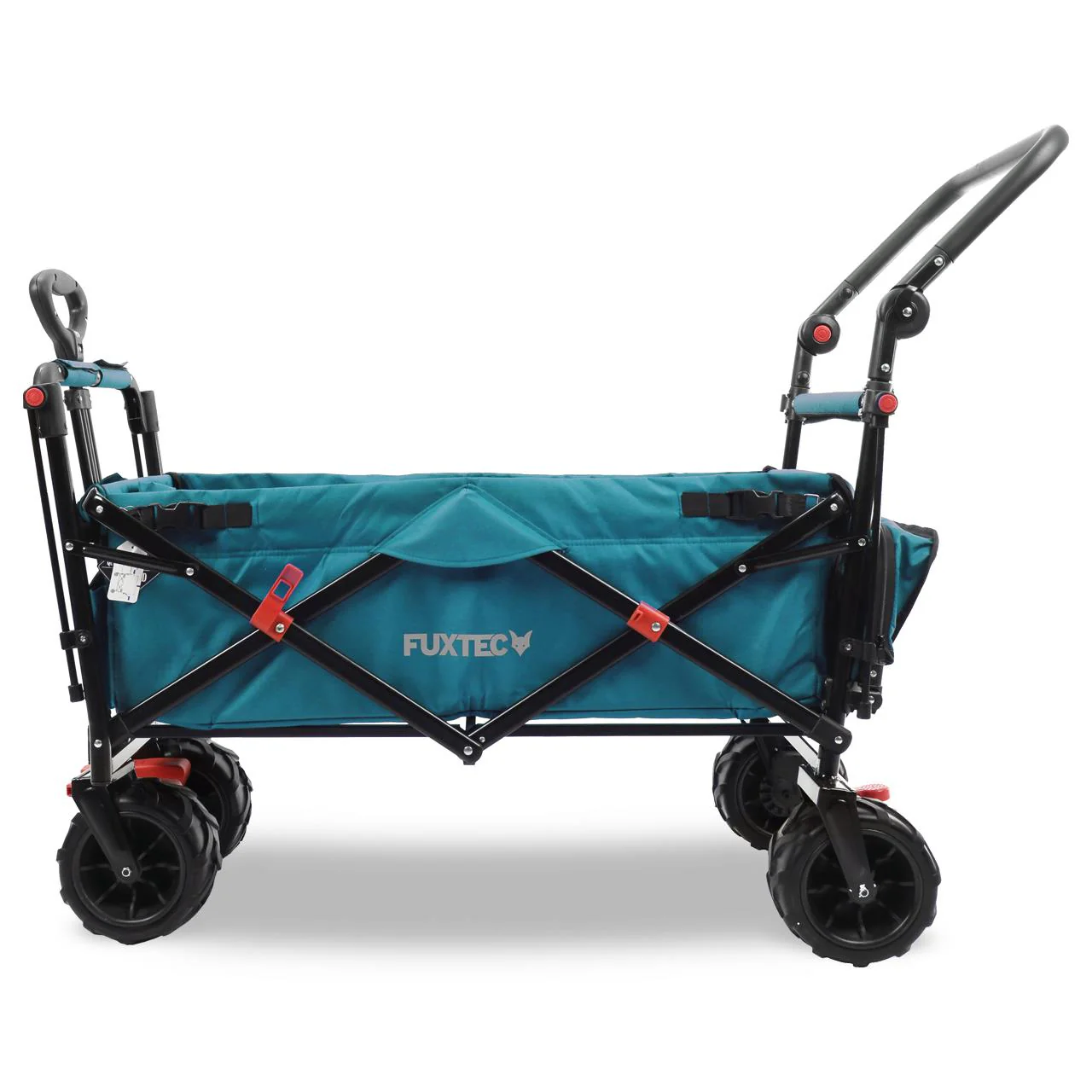 Carrito de playa plegable FX-CTB800 FUXTEC con toldo protector UV, mango empuje y extensión internar cap. de carga 75kg - Grundartikel - Image 50