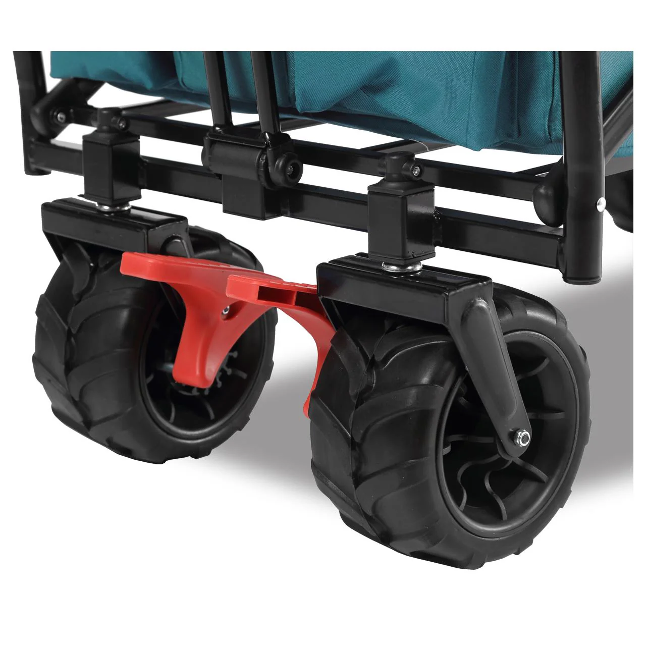 Carrito de playa plegable FX-CTB800 FUXTEC con toldo protector UV, mango empuje y extensión internar cap. de carga 75kg - Grundartikel - Image 57