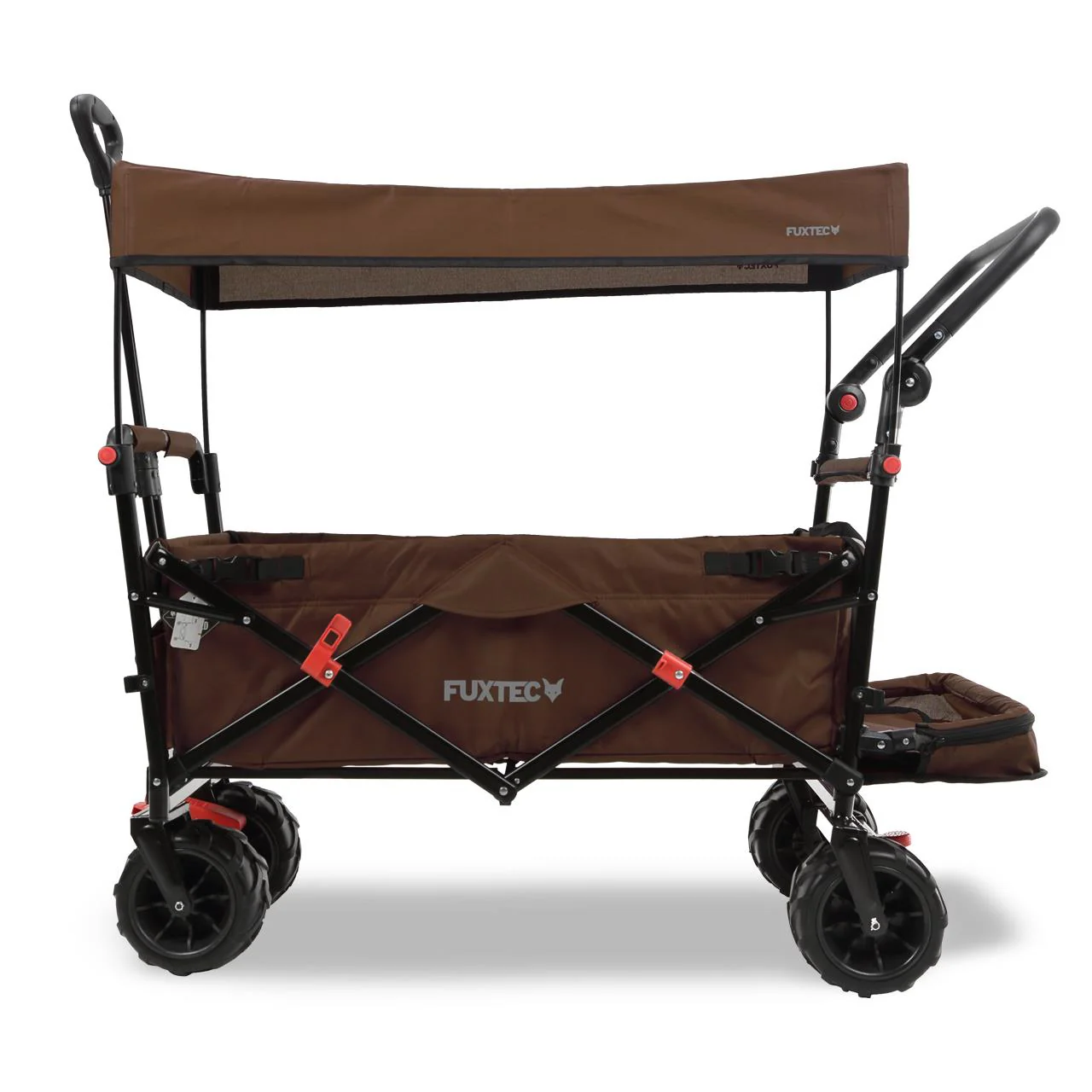 Carrito de playa plegable FX-CTB800 FUXTEC con toldo protector UV, mango empuje y extensión internar cap. de carga 75kg - Grundartikel - Image 58