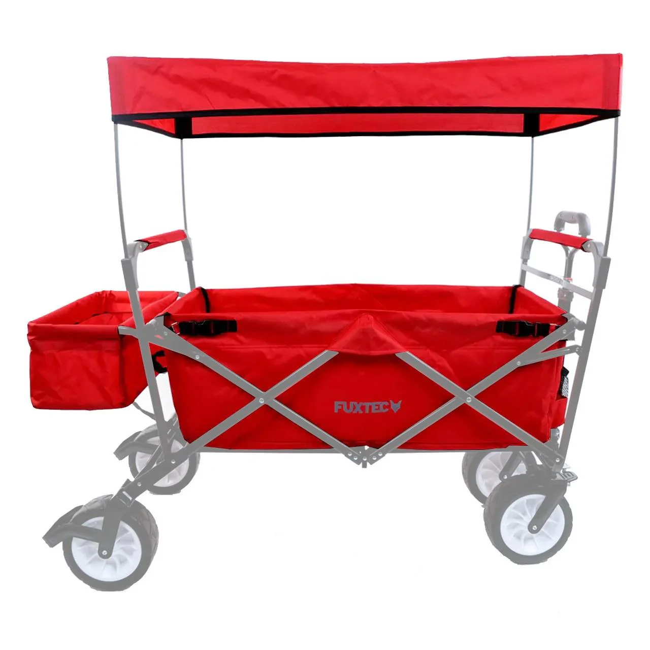 Funda de tela para carro de mano completo en rojo JW76C