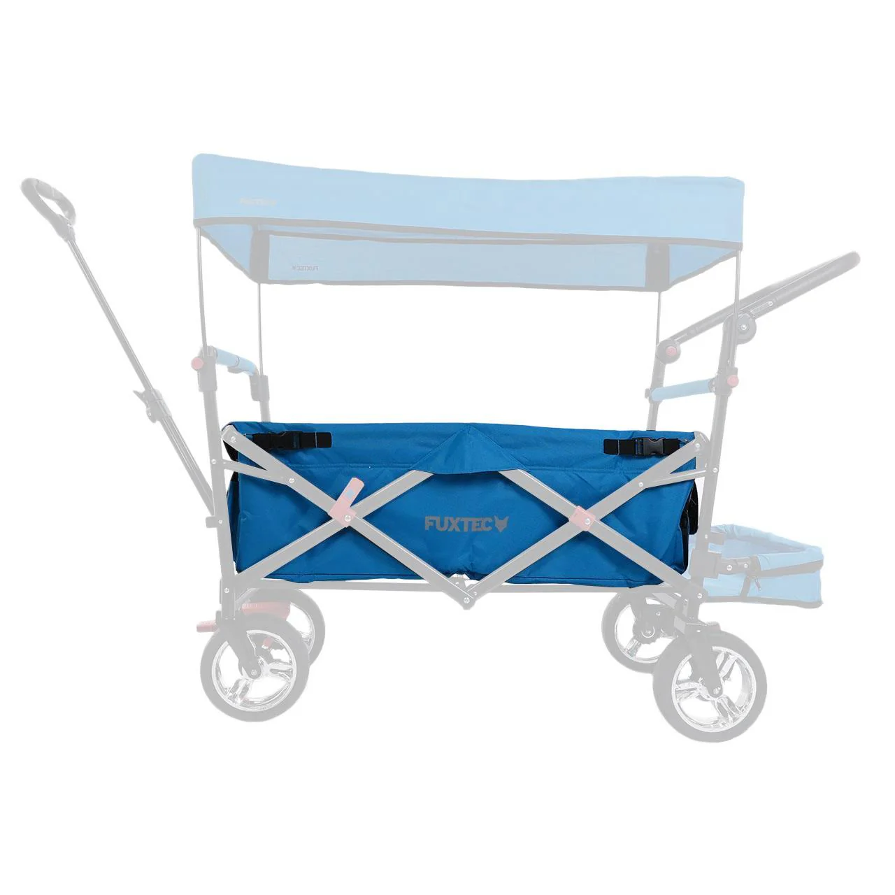 Funda de tela para el asiento del carrito CT-800 en turquesa