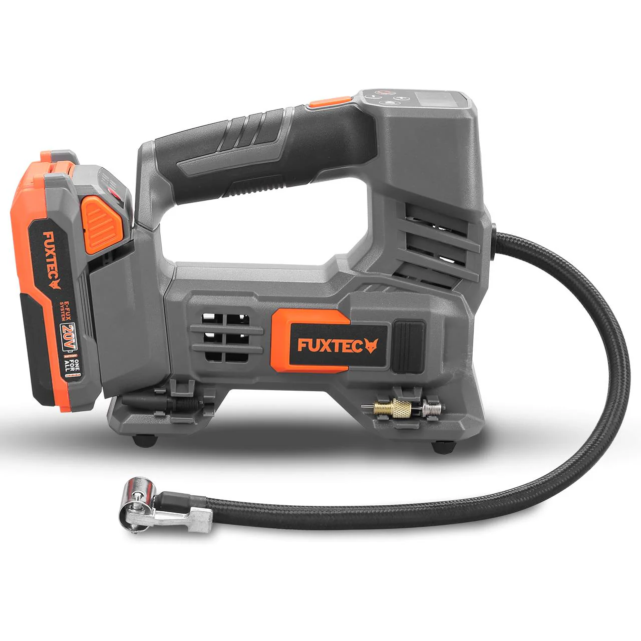 FUXTEC 20V Batería Compresor FX-E1CI20 SET con 1 x Batería 2Ah, 1 x Cargador 1A - Image 4