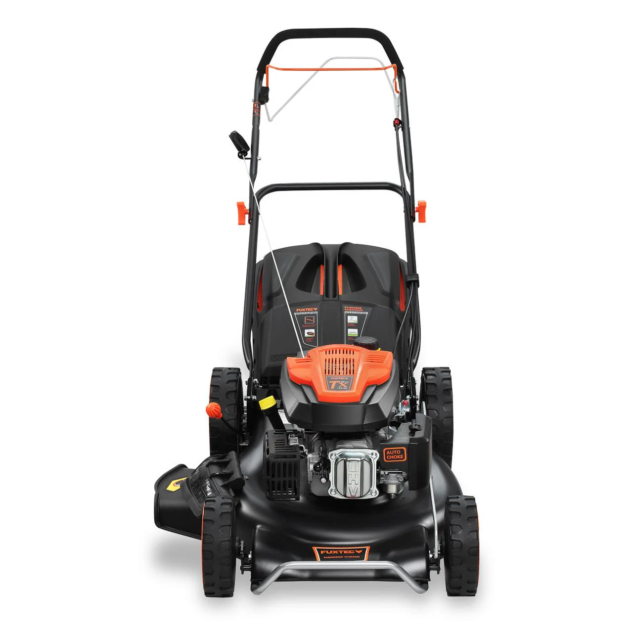 Cortacésped a gasolina FUXTEC RM5396 autopropulsado, motor de 4 tiempos de 196 cc, ancho de corte de 53 cm, función de mulching - Image 5