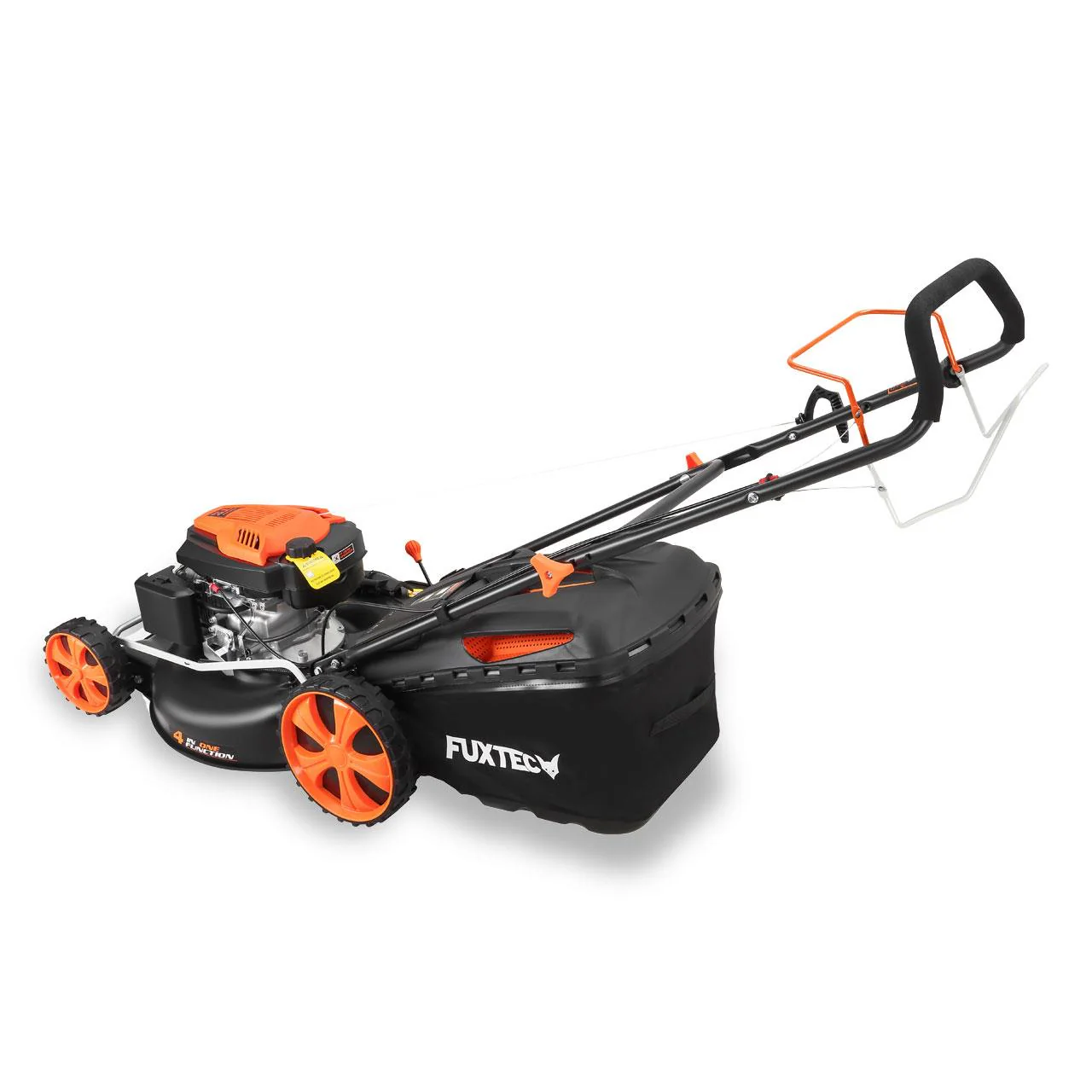 Cortacésped a gasolina FUXTEC RM5396 autopropulsado, motor de 4 tiempos de 196 cc, ancho de corte de 53 cm, función de mulching - Image 6