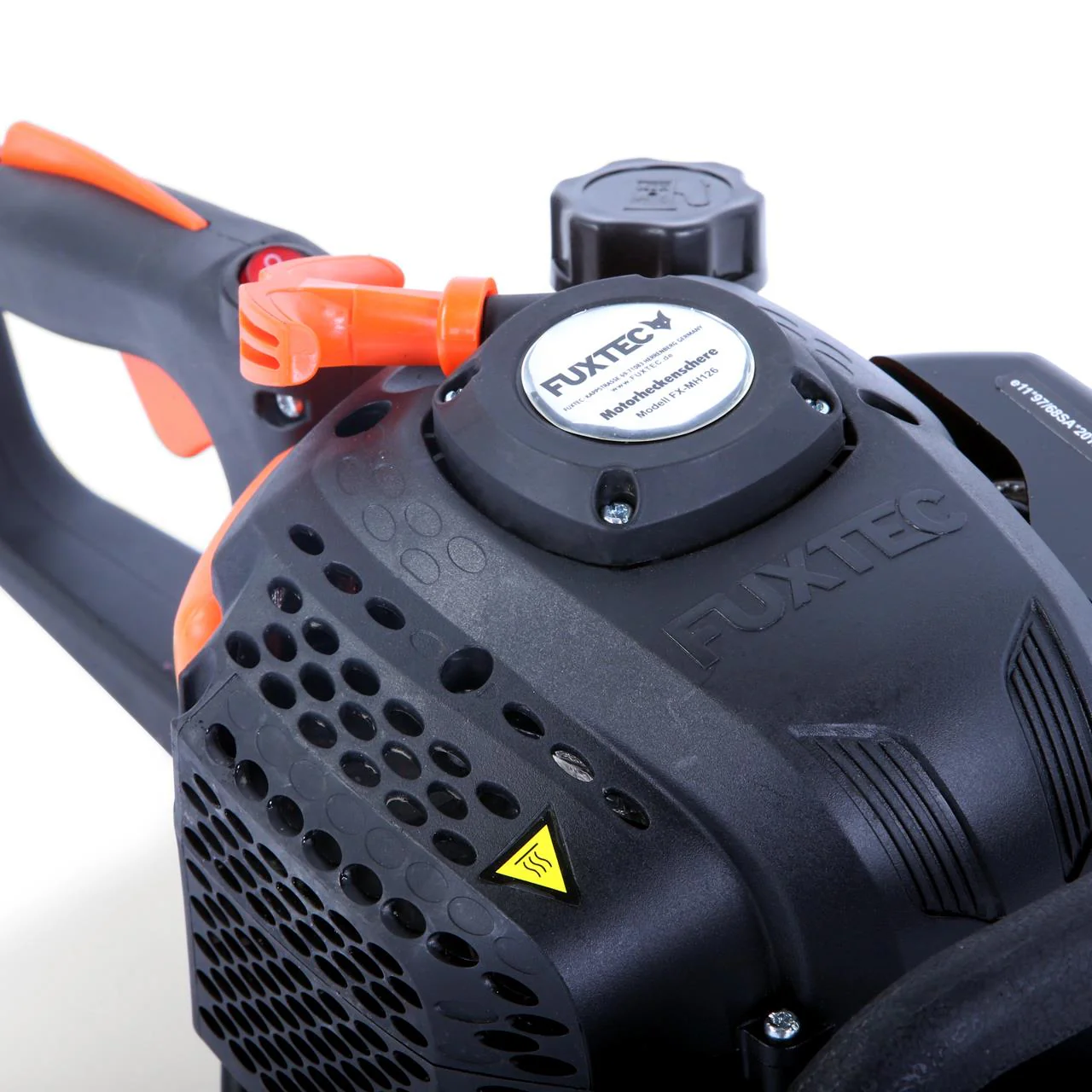 FUXTEC Cortasetos Gasolina FX-MH126, Longitud de Corte 550 mm, Motor de 2 Tiempos, 25,4cc - Image 4