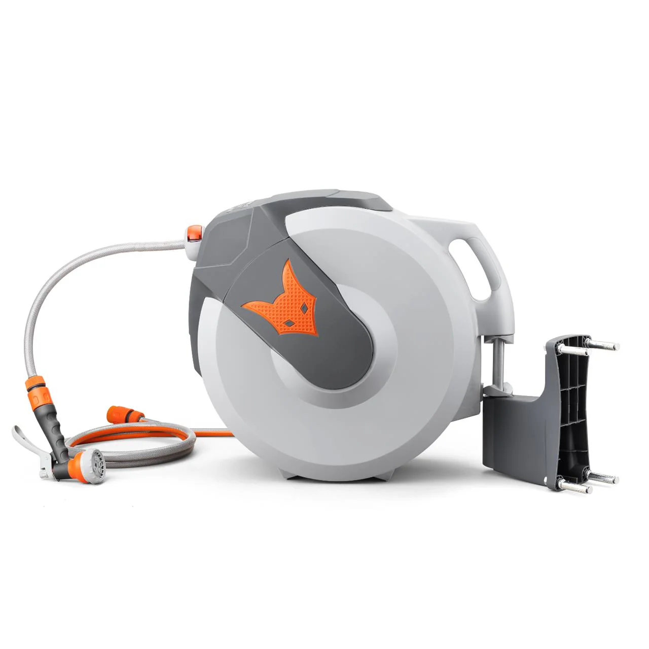Carrete automático de manguera para pared FUXTEC FX-WSA30 de 30 m con "EASY FIX" para facilitar el riego. - Image 3