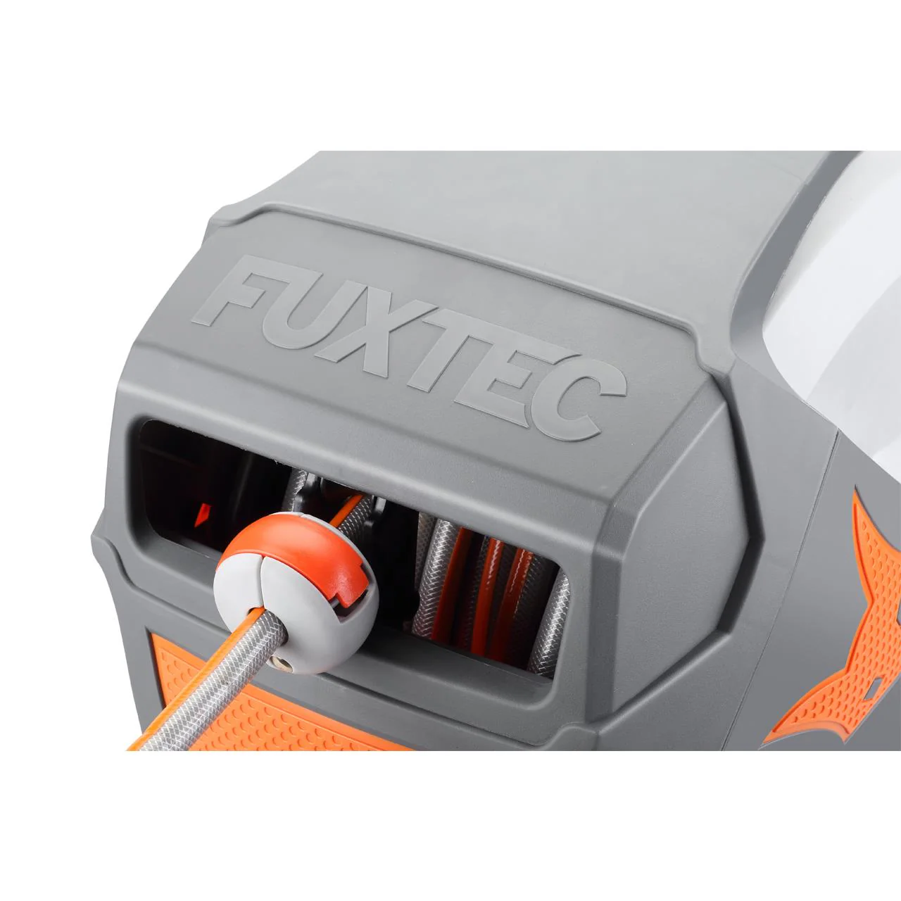 Carrete automático de manguera para pared FUXTEC FX-WSA30 de 30 m con "EASY FIX" para facilitar el riego. - Image 6