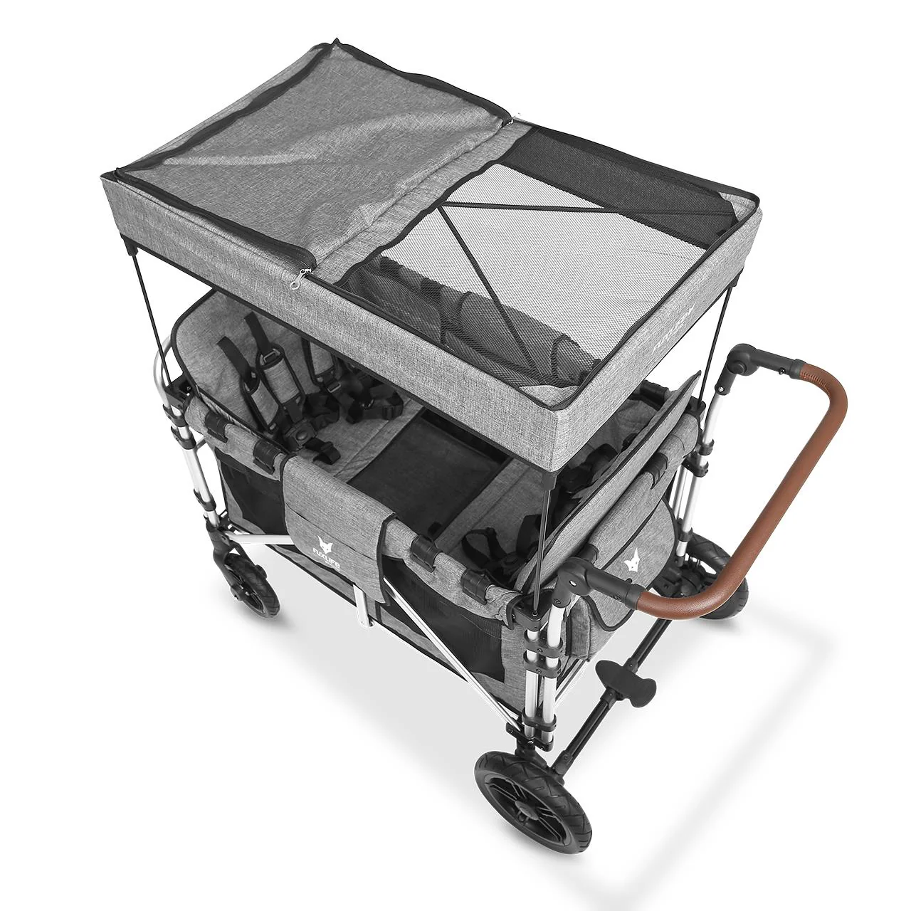 FUXLIFE Carro de mano Premium de 4 plazas FX-CTXL900 - Image 17