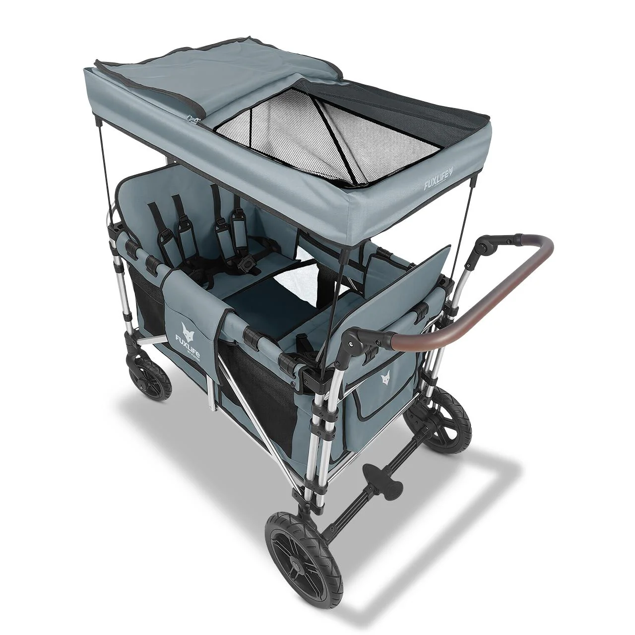 FUXLIFE Carro de mano Premium de 4 plazas FX-CTXL900 - Image 29