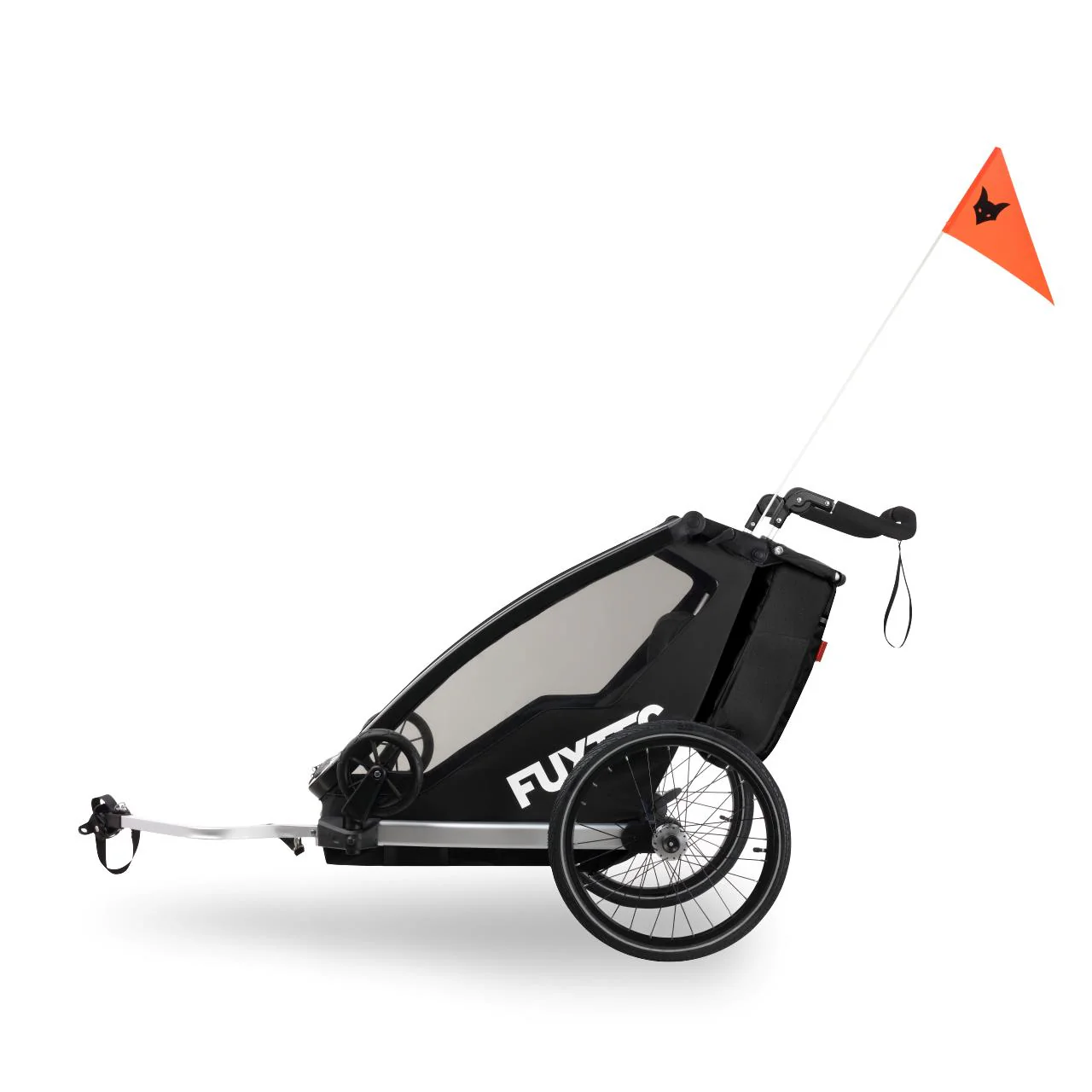 FUXTEC Fahrradanhänger/Jogger FX-FA1-SET Zweisitzer mit Jogger-Rad - Image 7