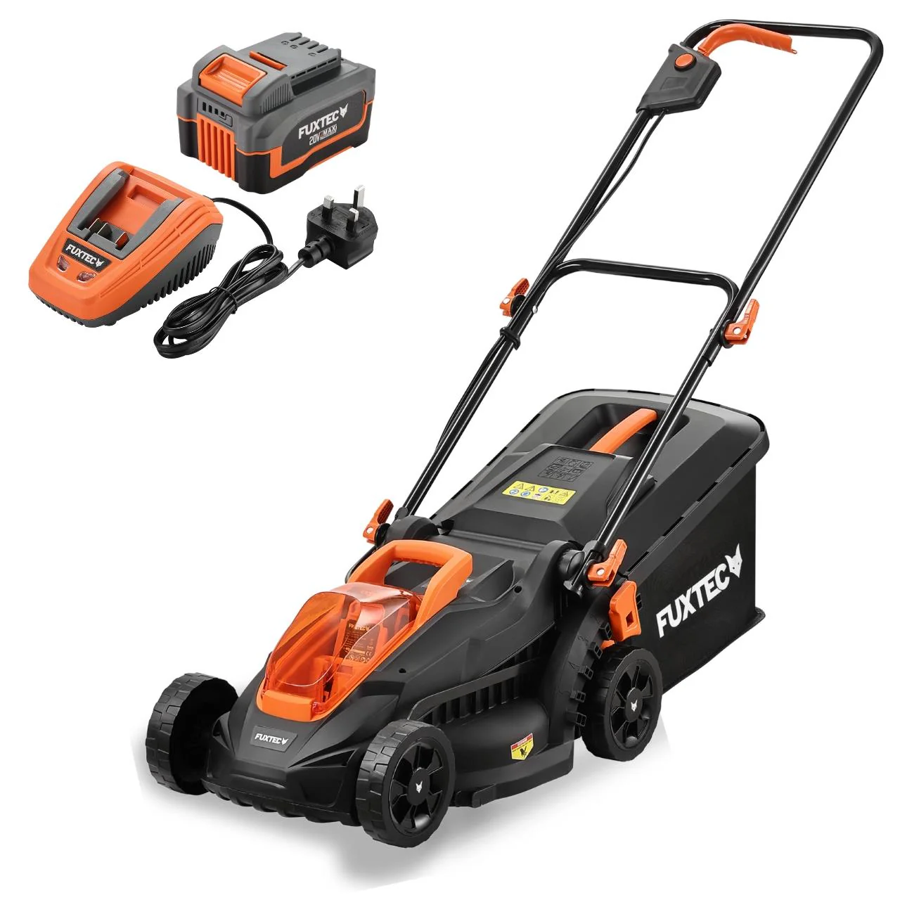 FUXTEC Cortacésped inalámbrico FX-LM2030SET-UK