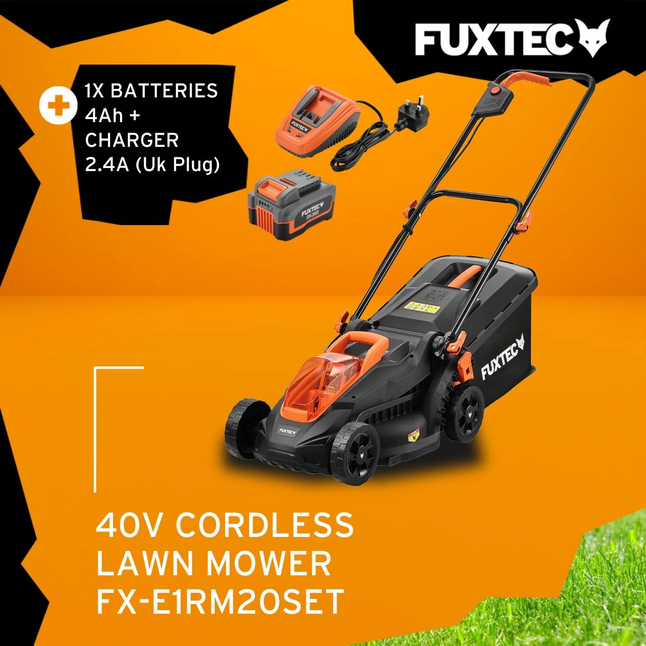 FUXTEC Cortacésped inalámbrico FX-LM2030SET-UK - Image 2