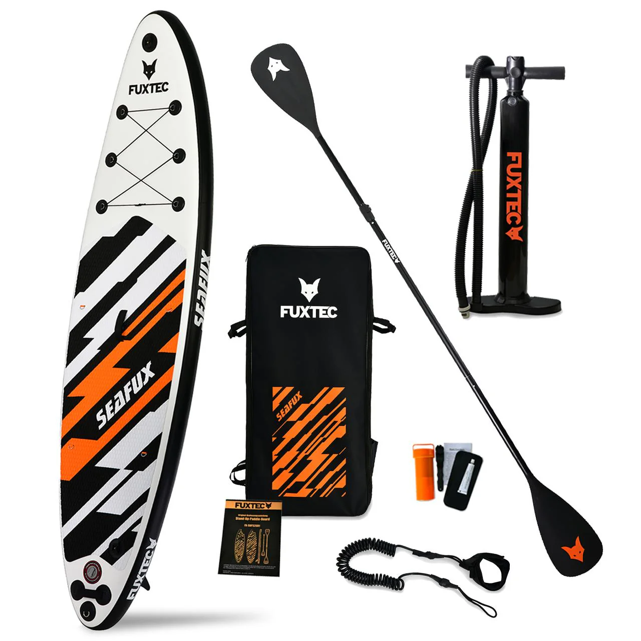 FUXTEC Tabla de Stand Up Paddle Hinchable SUP320D1 320 x 81 x 15 cm - Image 10