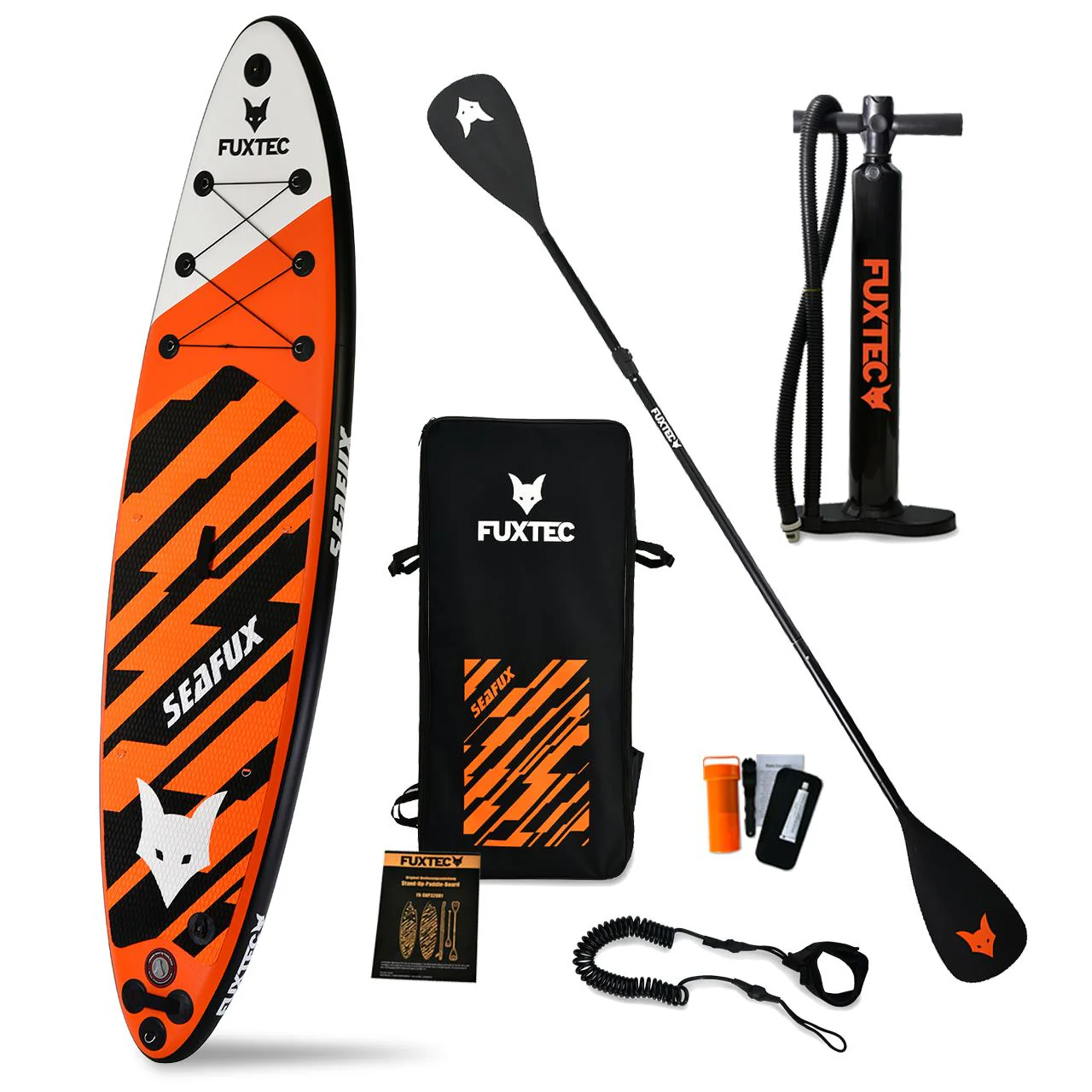 FUXTEC Tabla de Stand Up Paddle Hinchable SUP320D1 320 x 81 x 15 cm - Image 18