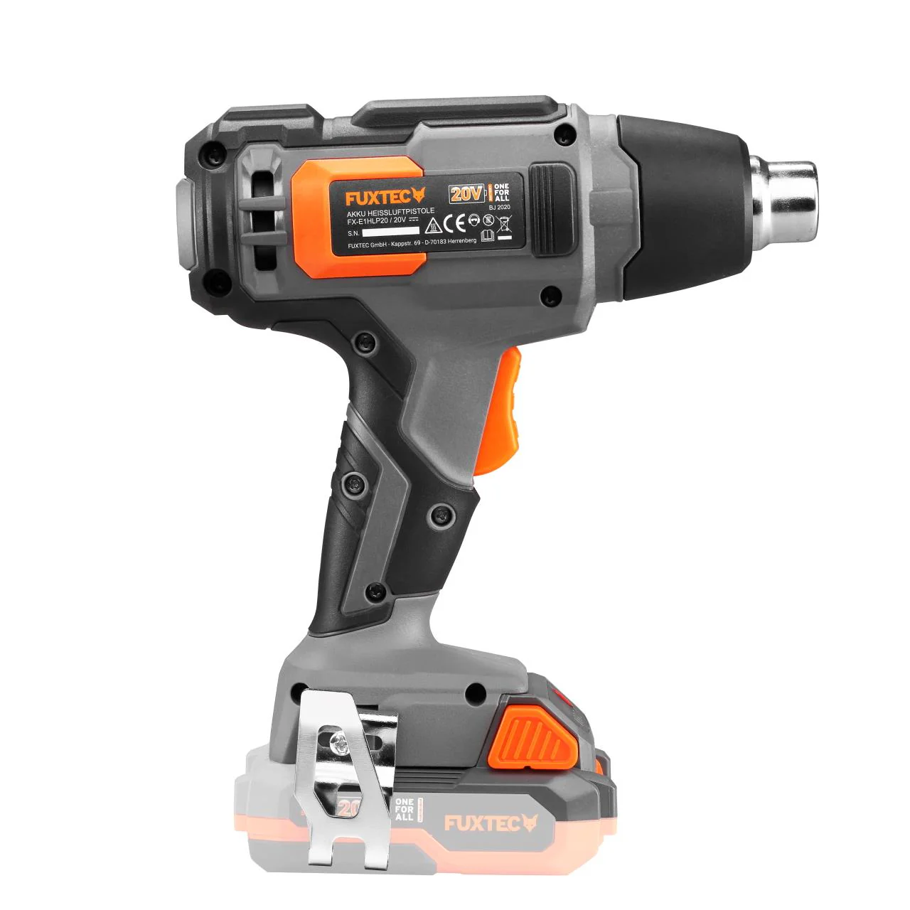 FUXTEC 20V Pistola de Calor a Batería FX-E1HLP20 sin batería, sin cargador - Image 3