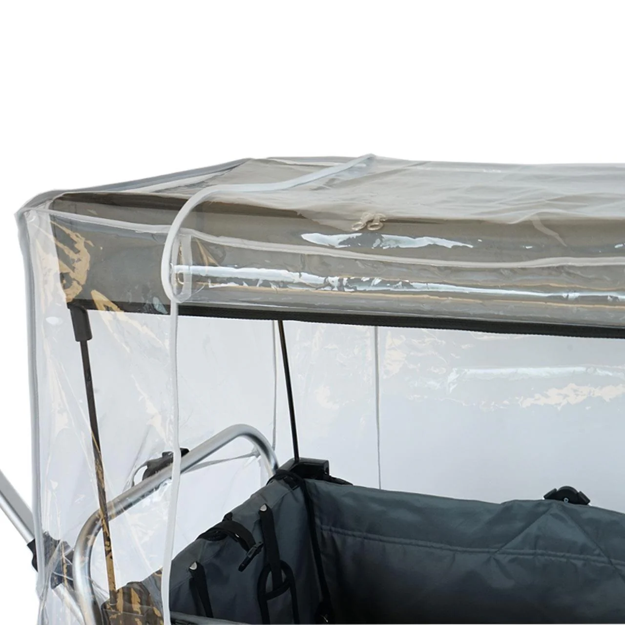 B-WARE Funda transparente de protección contra la lluvia para carrito CTL900 - Image 3