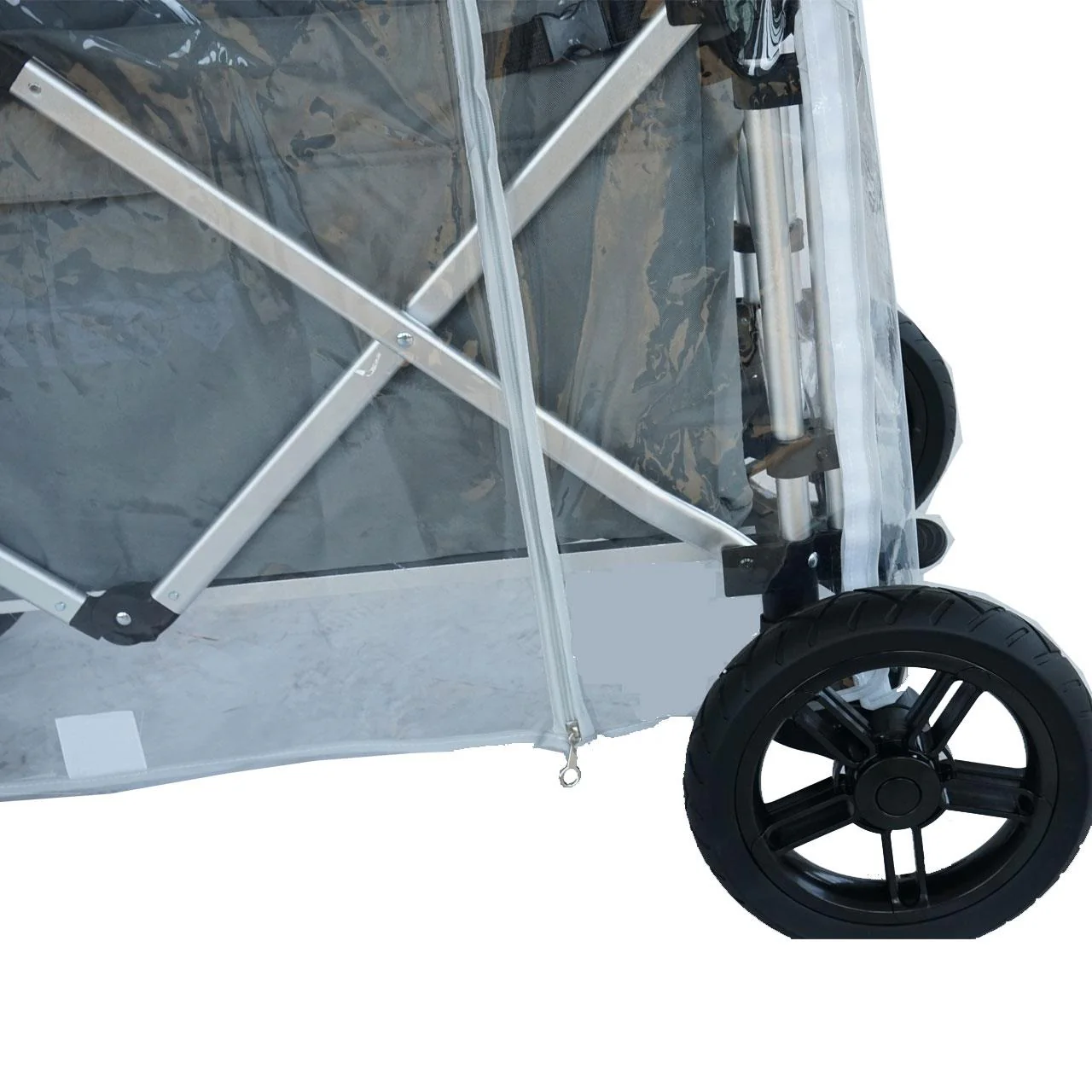 B-WARE Funda transparente de protección contra la lluvia para carrito CTL900 - Image 4
