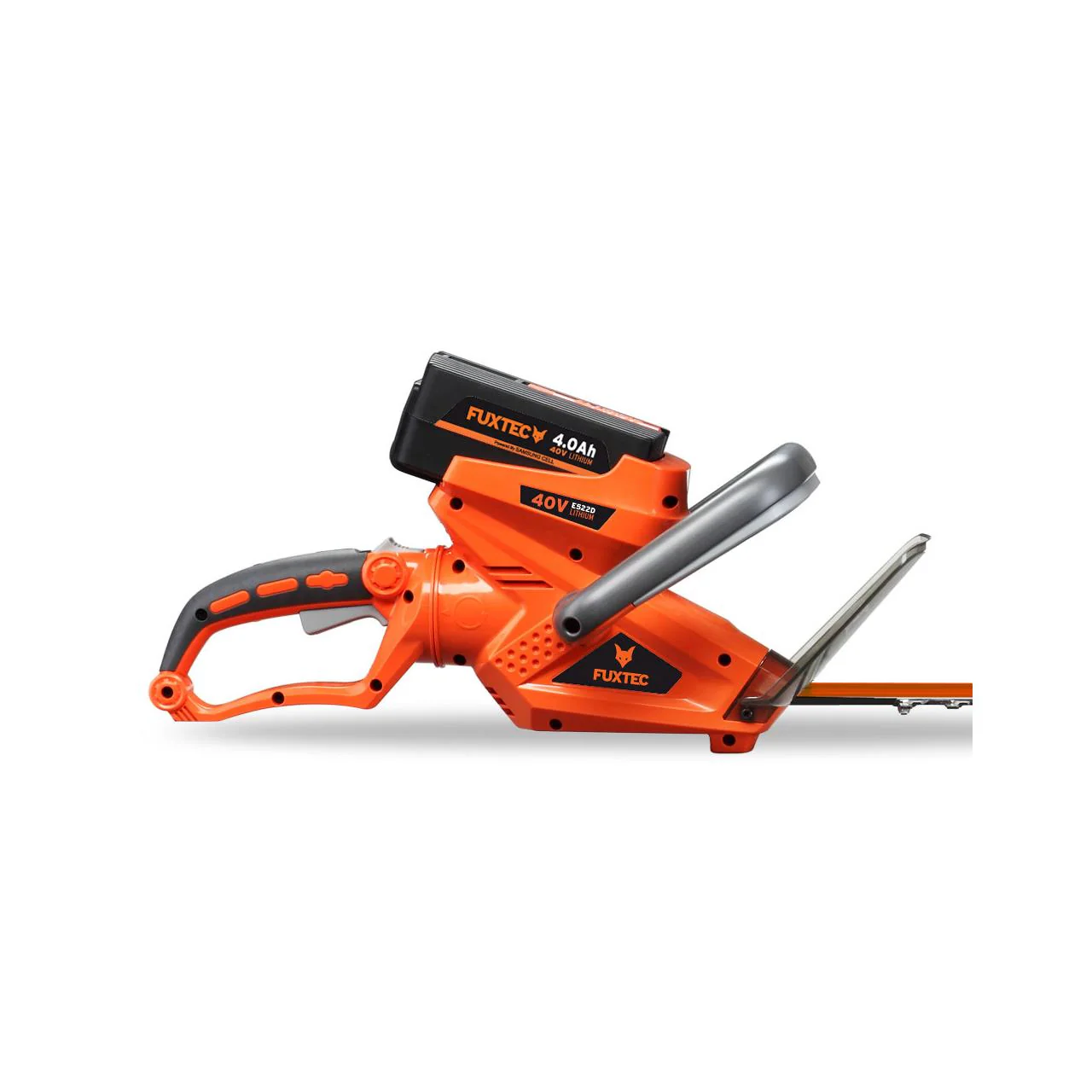 B-WARE Cortasetos a batería de 40V FUXTEC FX-E522D - SET con batería y cargador - Image 4