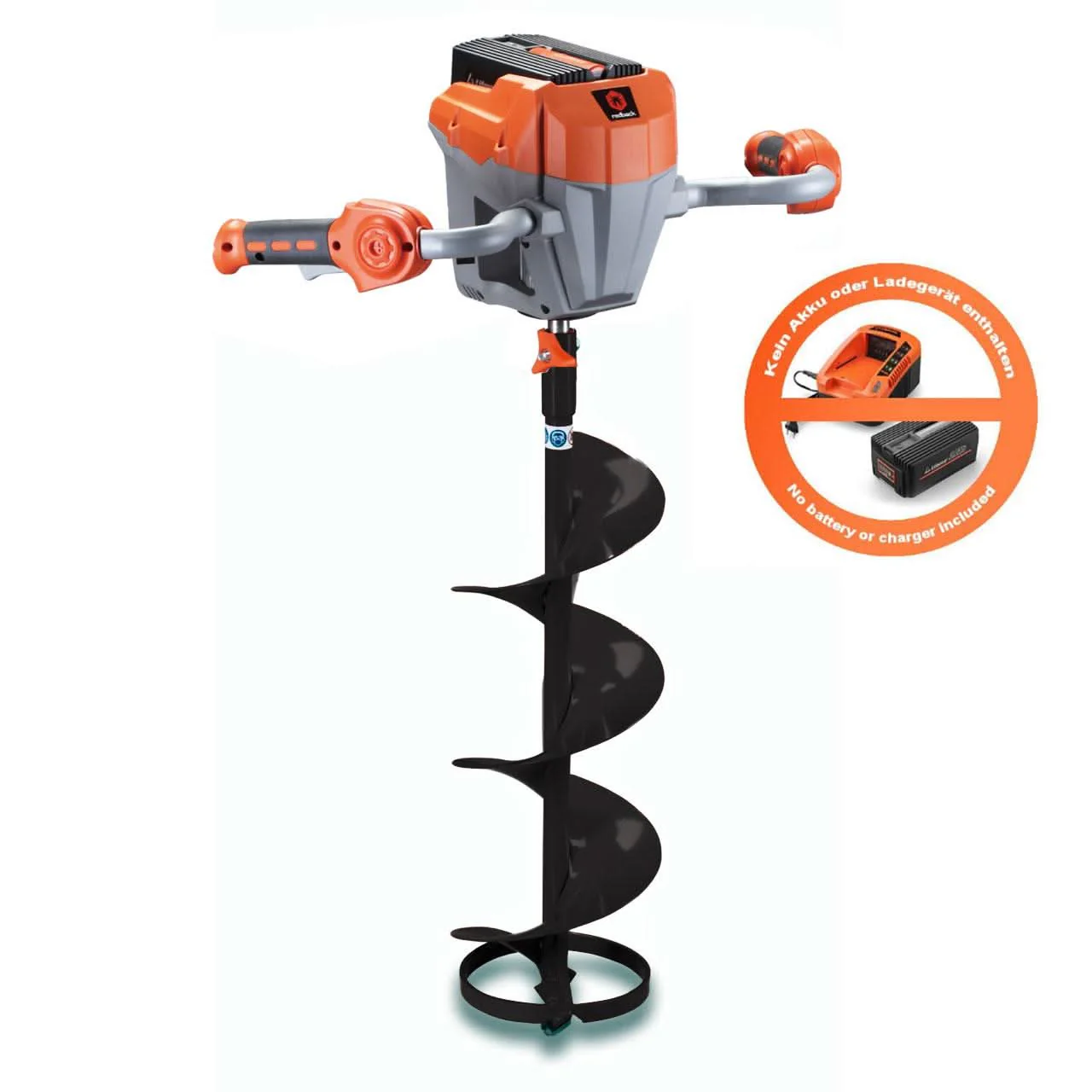 B-WARE FUXTEC Perforadora de hielo de 150 mm Accesorio para perforación de tierra E808C