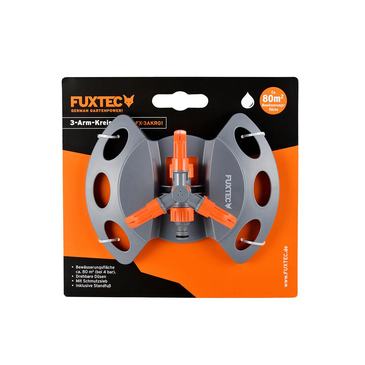 B-WARE Aspersor circular de 3 brazos FUXTEC FX-3AKRG1 - Image 4