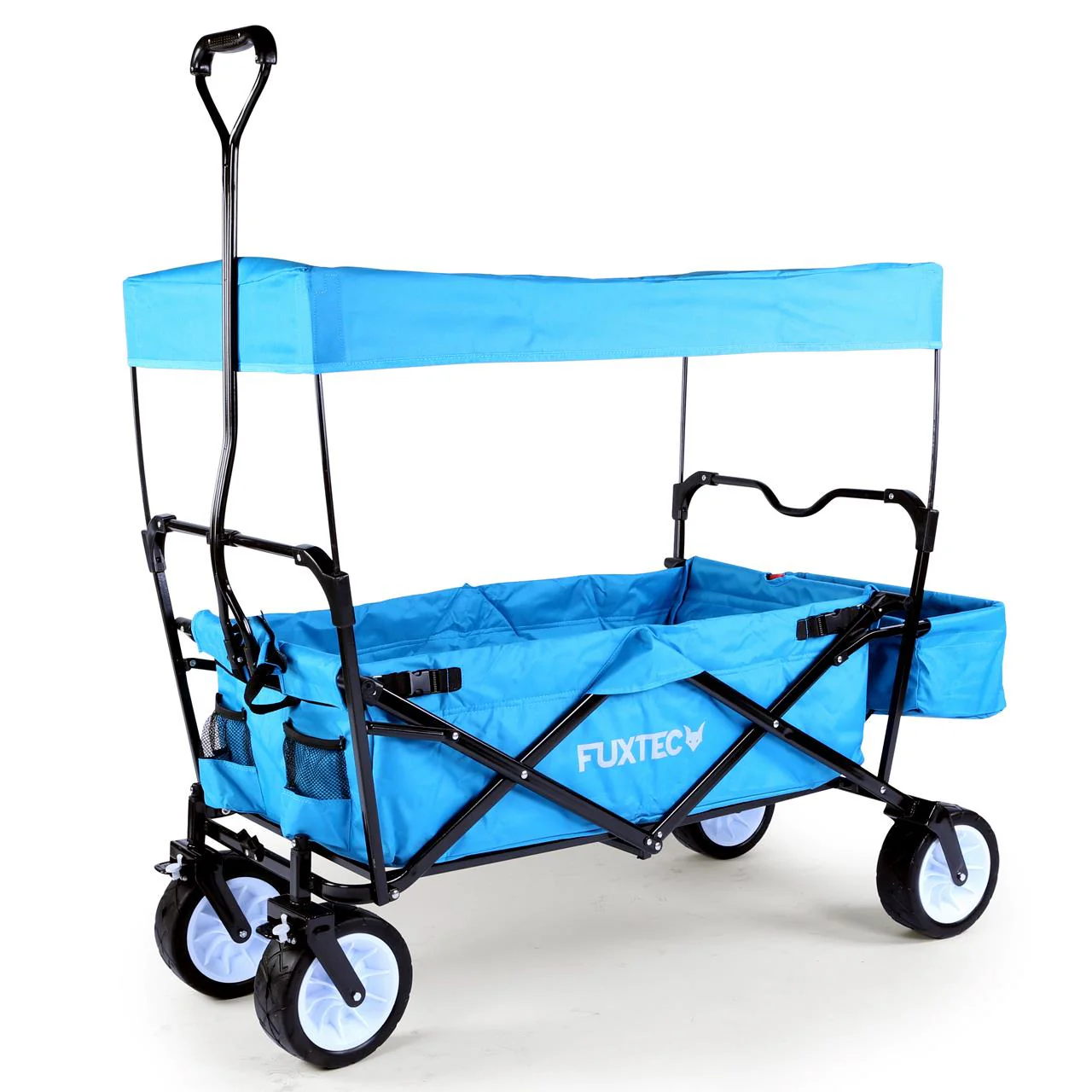 B-WARE FUXTEC Bollerwagen  FX-BW100 TÜRKISBLAU