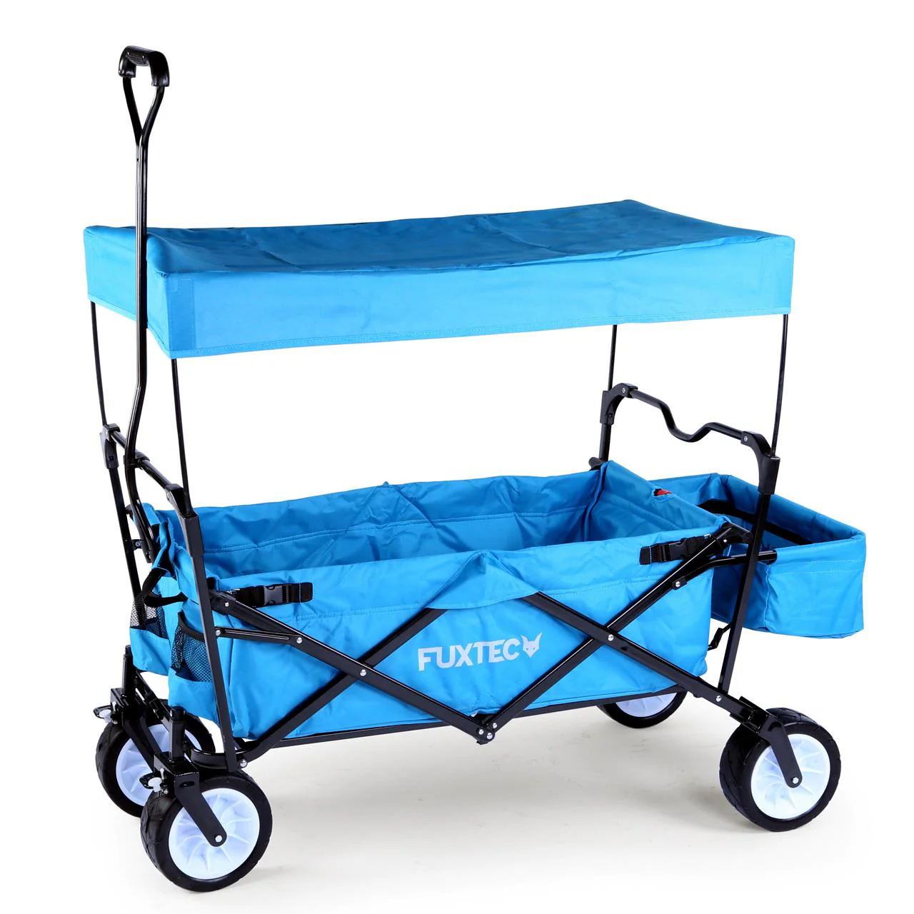 B-WARE FUXTEC Bollerwagen  FX-BW100 TÜRKISBLAU - Image 3