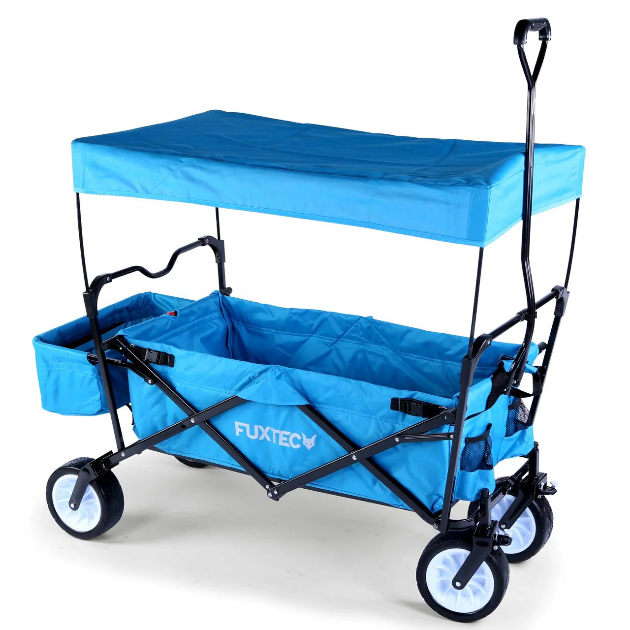B-WARE FUXTEC Bollerwagen  FX-BW100 TÜRKISBLAU - Image 4