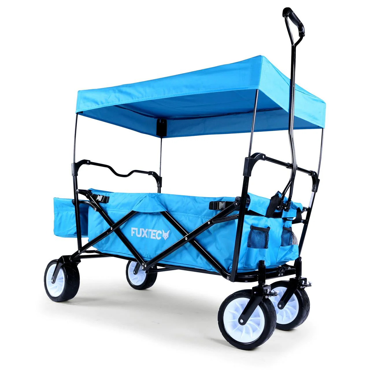 B-WARE FUXTEC Bollerwagen  FX-BW100 TÜRKISBLAU - Image 5