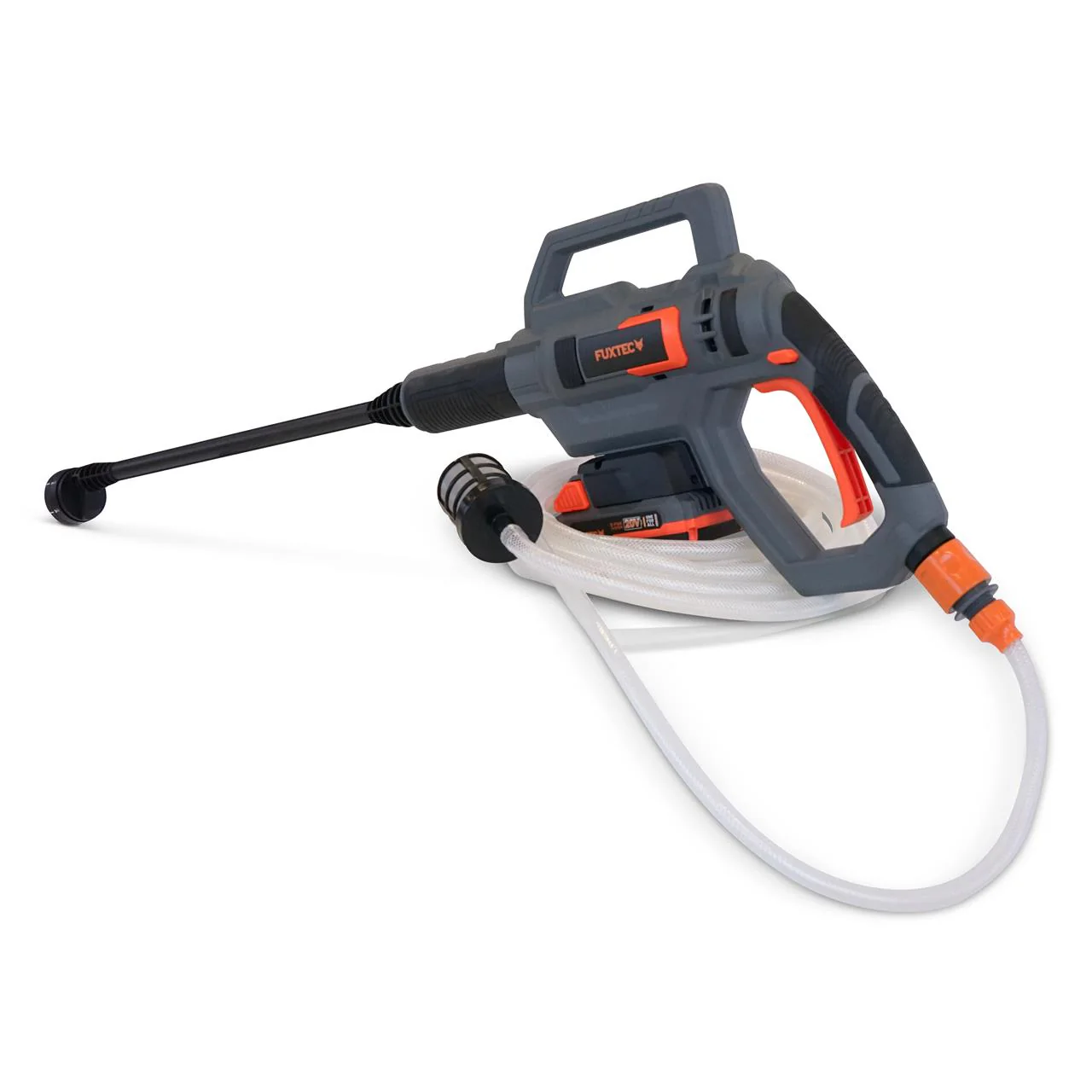 B-WARE FUXTEC 20V Batería Limpiadora de Alta Presión FX-E1HDR20 SET con 1 x Batería 2Ah, 1 x Cargador 1A - Image 5